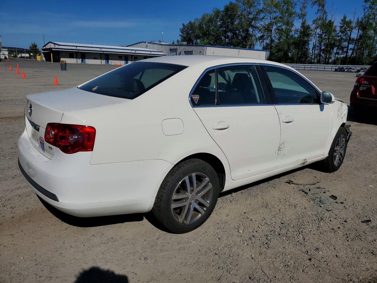 2006 Volkswagen Jetta Tdi White vin: 3VWRT71K06M802686