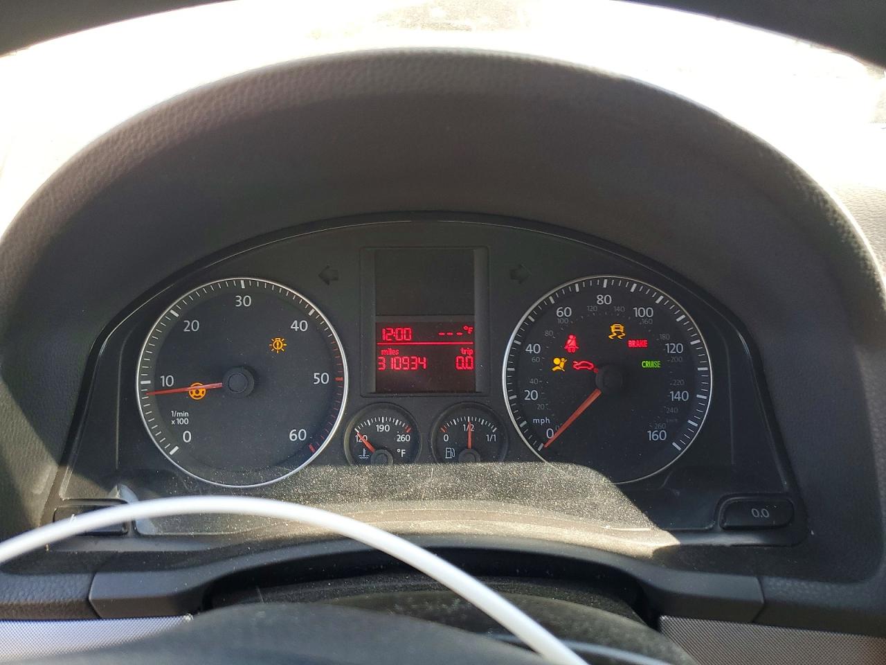 2006 Volkswagen Jetta Tdi White vin: 3VWRT71K06M802686