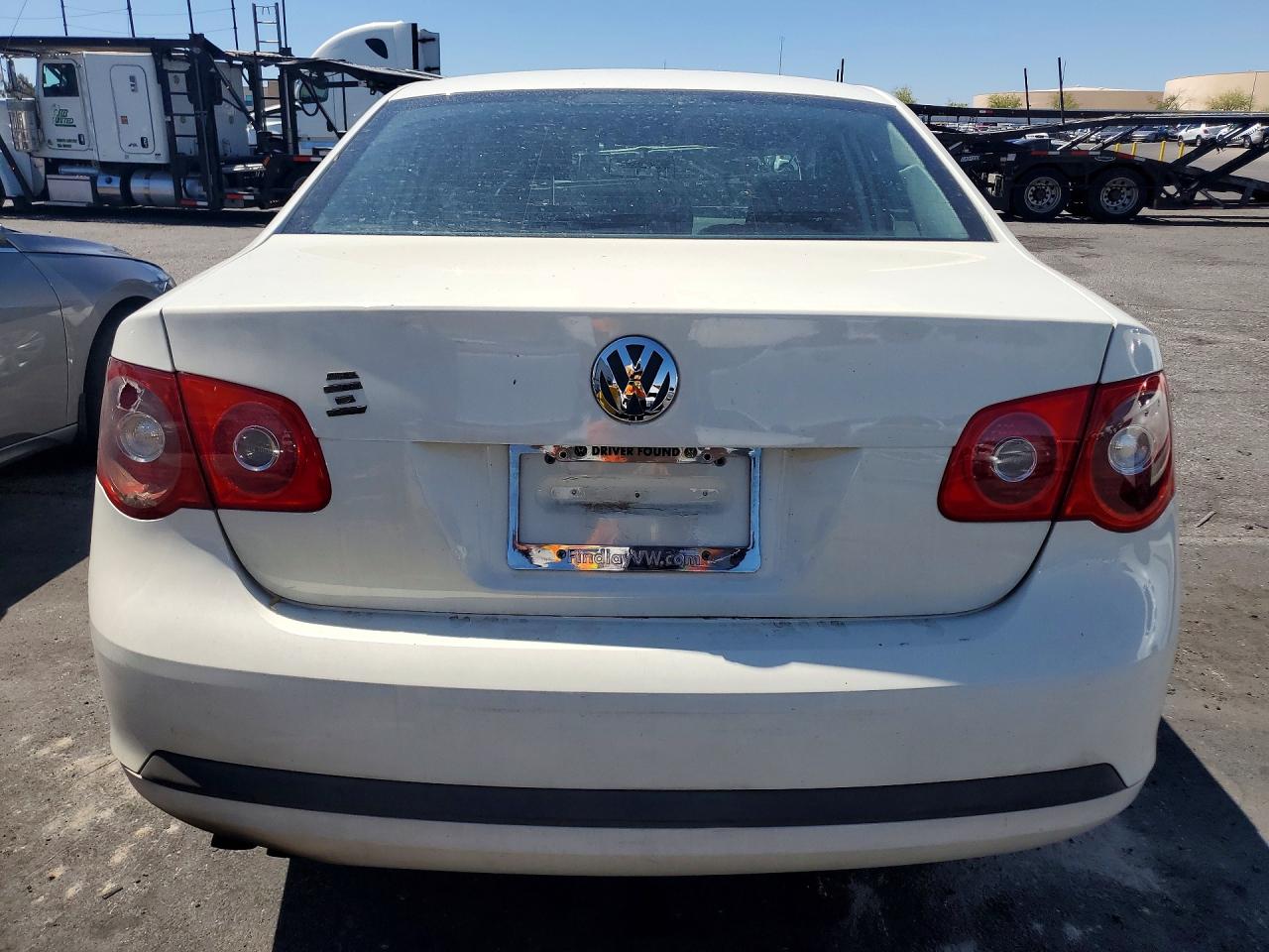 2006 Volkswagen Jetta Tdi White vin: 3VWRT71K46M720363