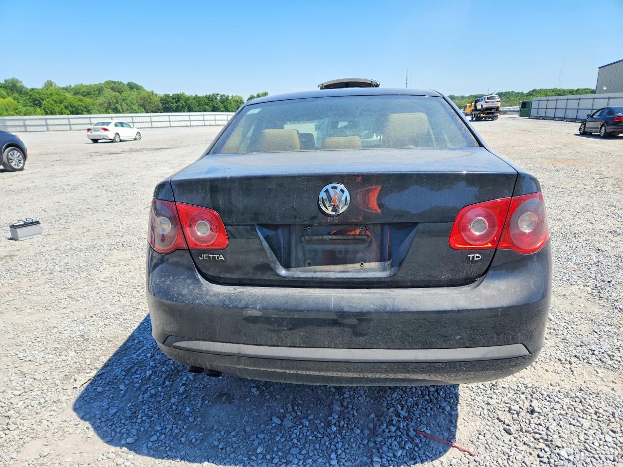 2006 Volkswagen Jetta Tdi Black vin: 3VWRT71K56M786808