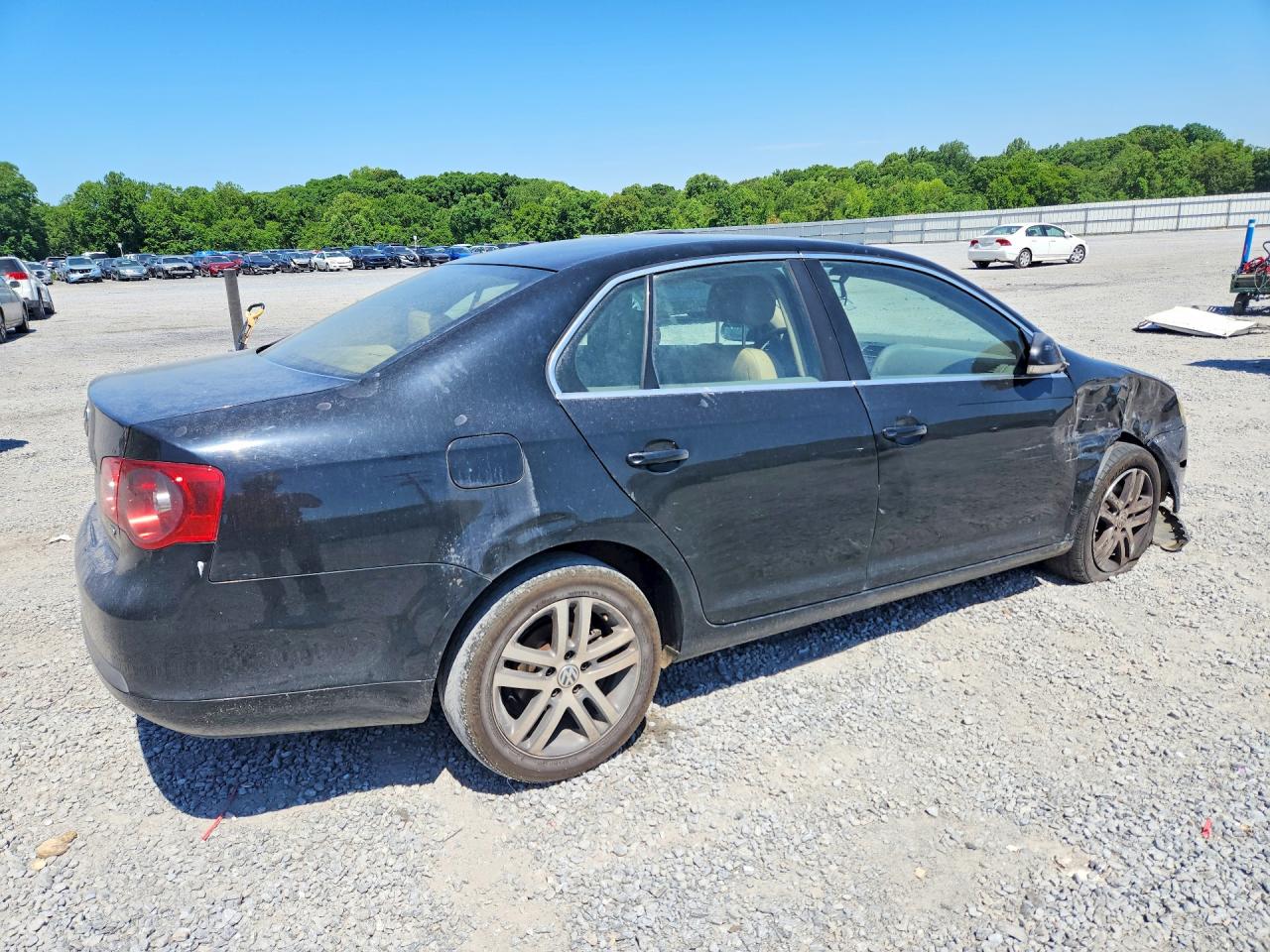 2006 Volkswagen Jetta Tdi Black vin: 3VWRT71K56M786808