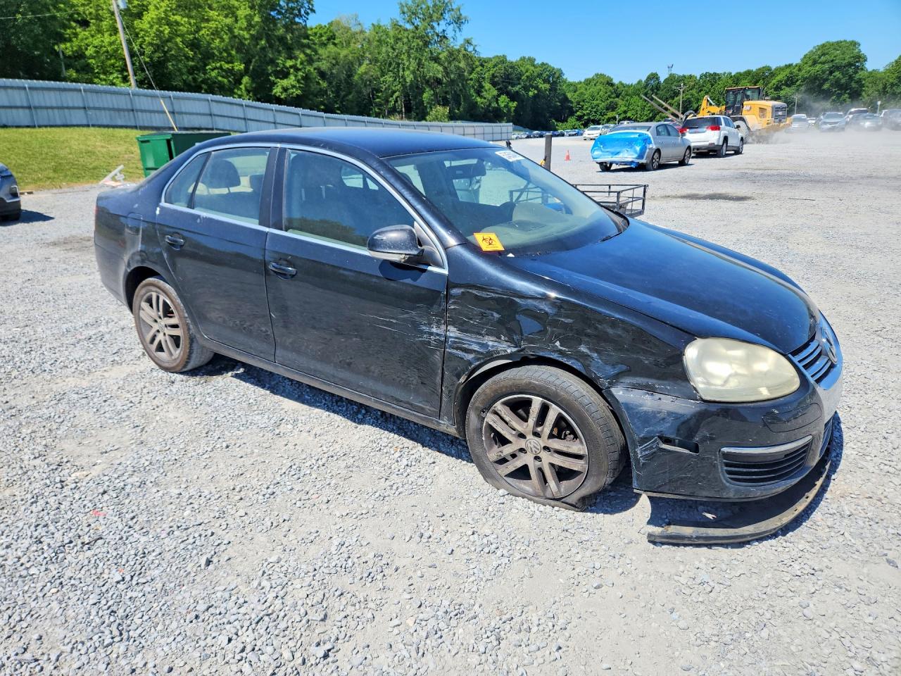 2006 Volkswagen Jetta Tdi Black vin: 3VWRT71K56M786808