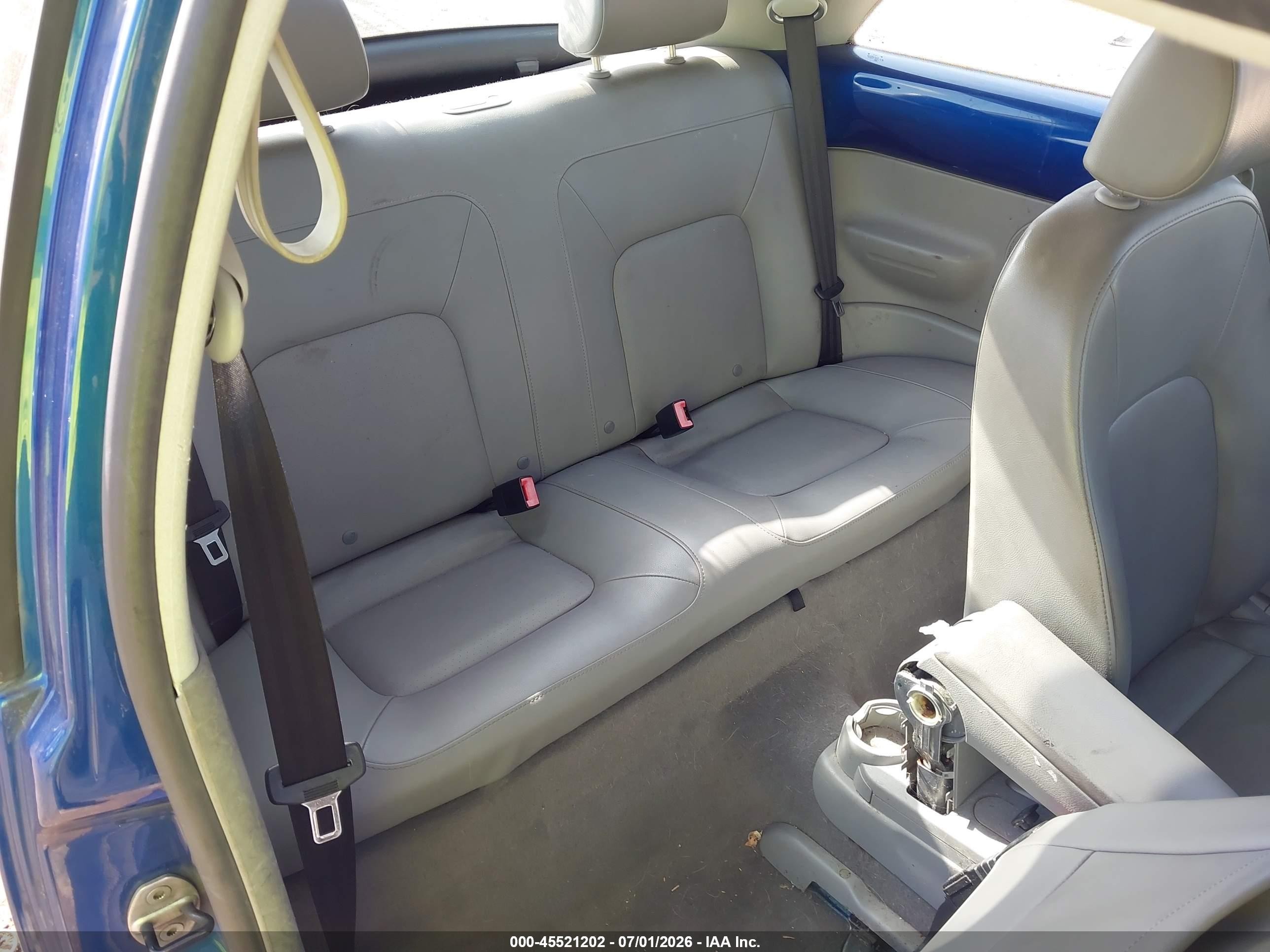 2008 Volkswagen New Beetle S/se Blue vin: 3VWRW31C08M508703