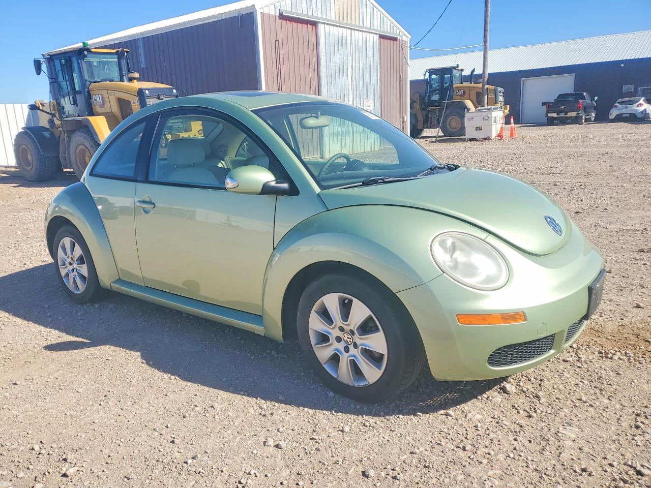 2009 Volkswagen New Beetle S Green vin: 3VWRW31C09M503454