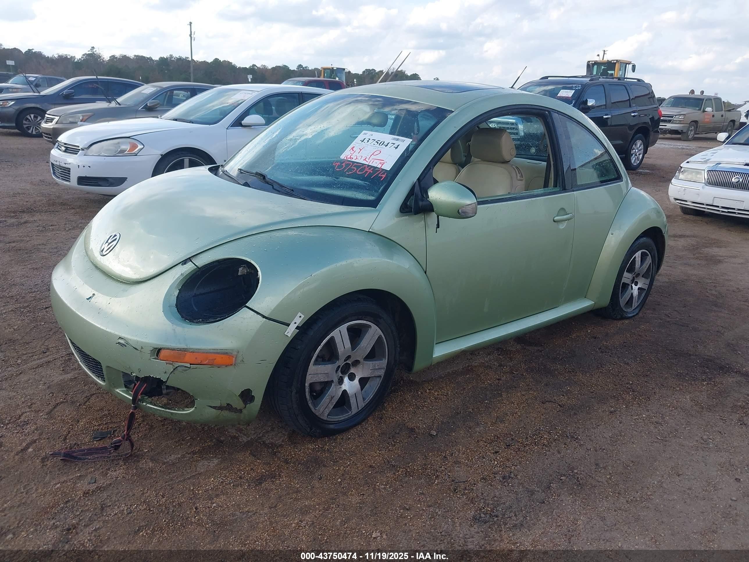 2006 Volkswagen New Beetle 2.5 Green vin: 3VWRW31C16M414861