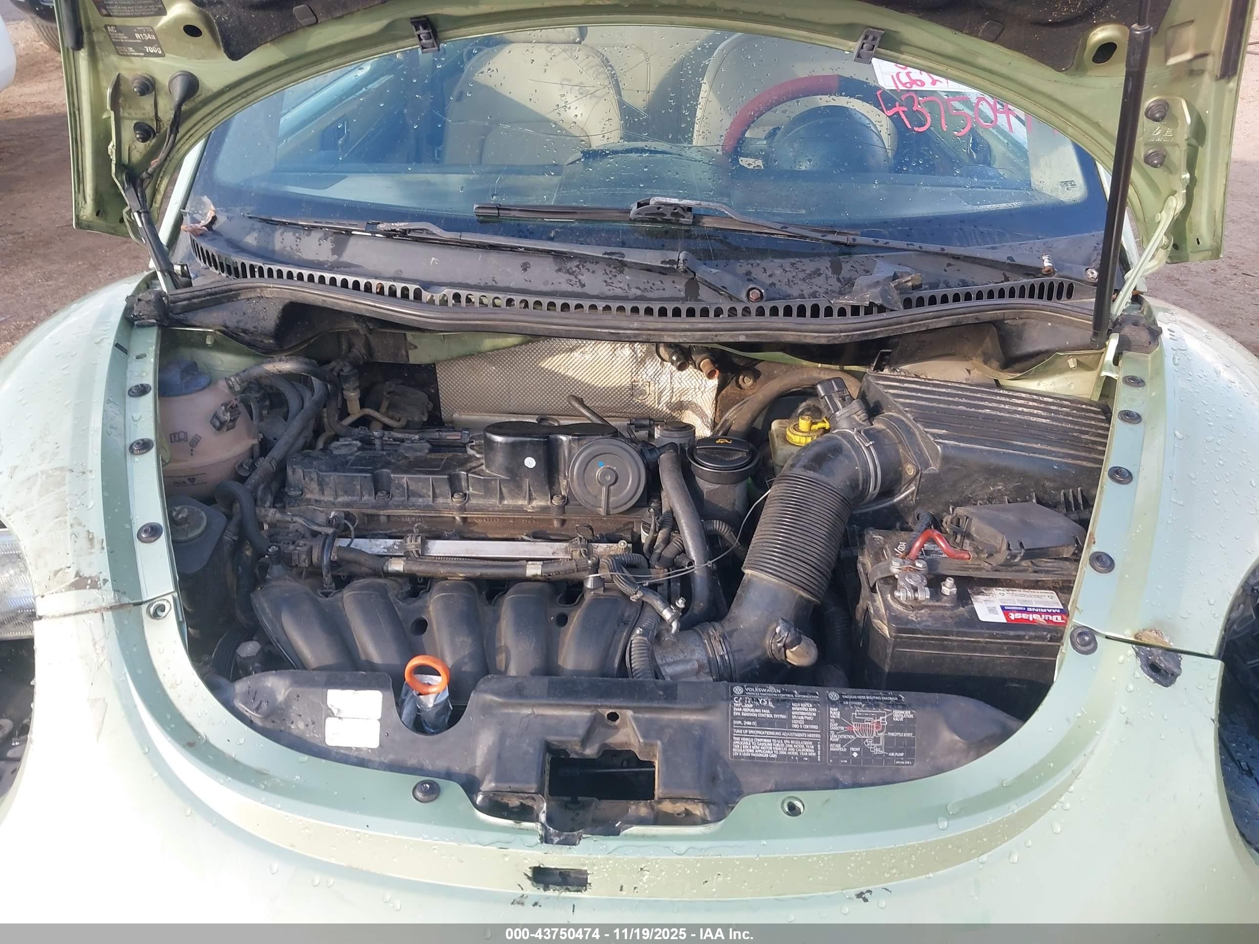 2006 Volkswagen New Beetle 2.5 Green vin: 3VWRW31C16M414861