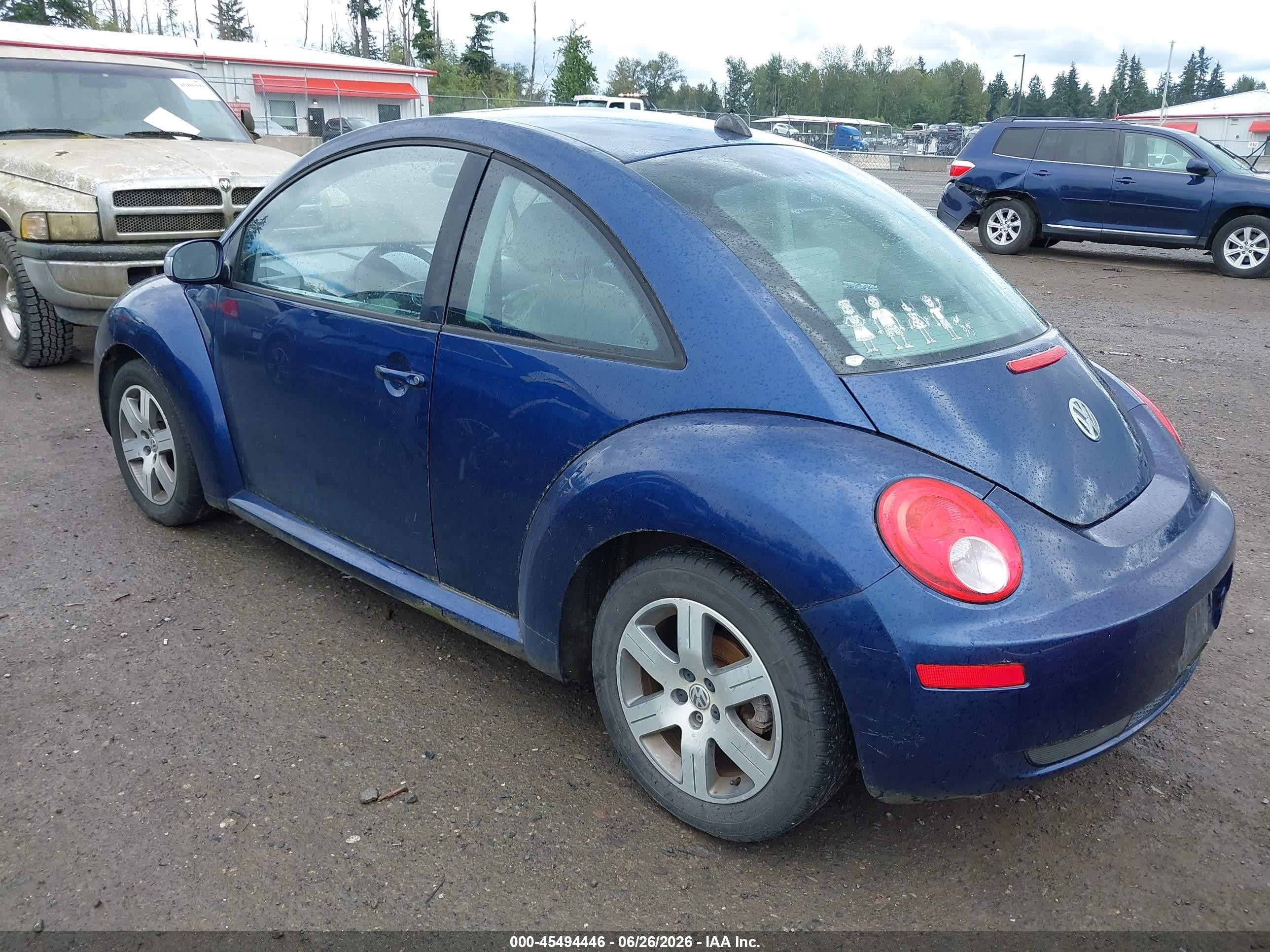 2006 Volkswagen New Beetle 2.5 Dark Blue vin: 3VWRW31C16M424046