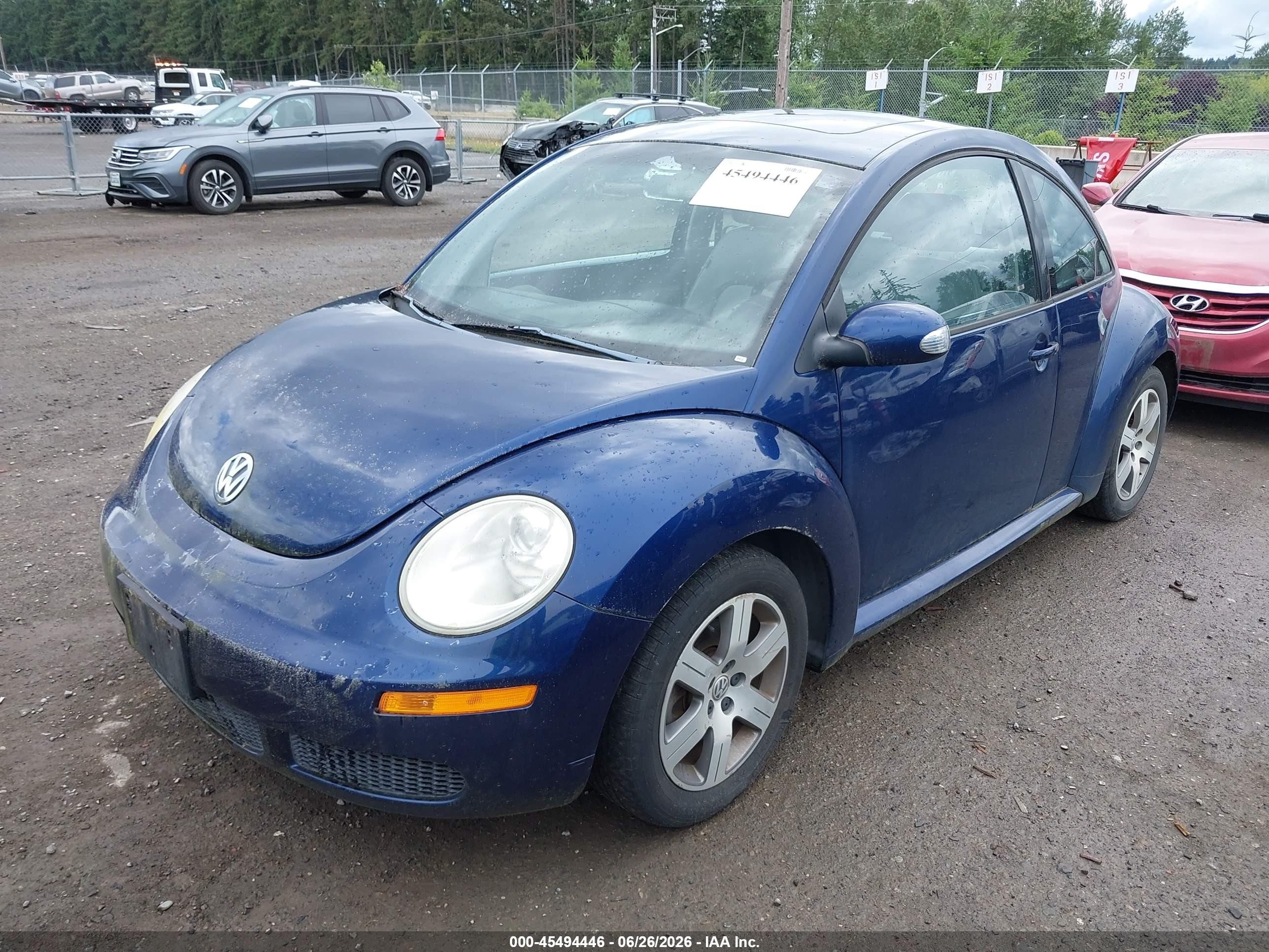 2006 Volkswagen New Beetle 2.5 Dark Blue vin: 3VWRW31C16M424046