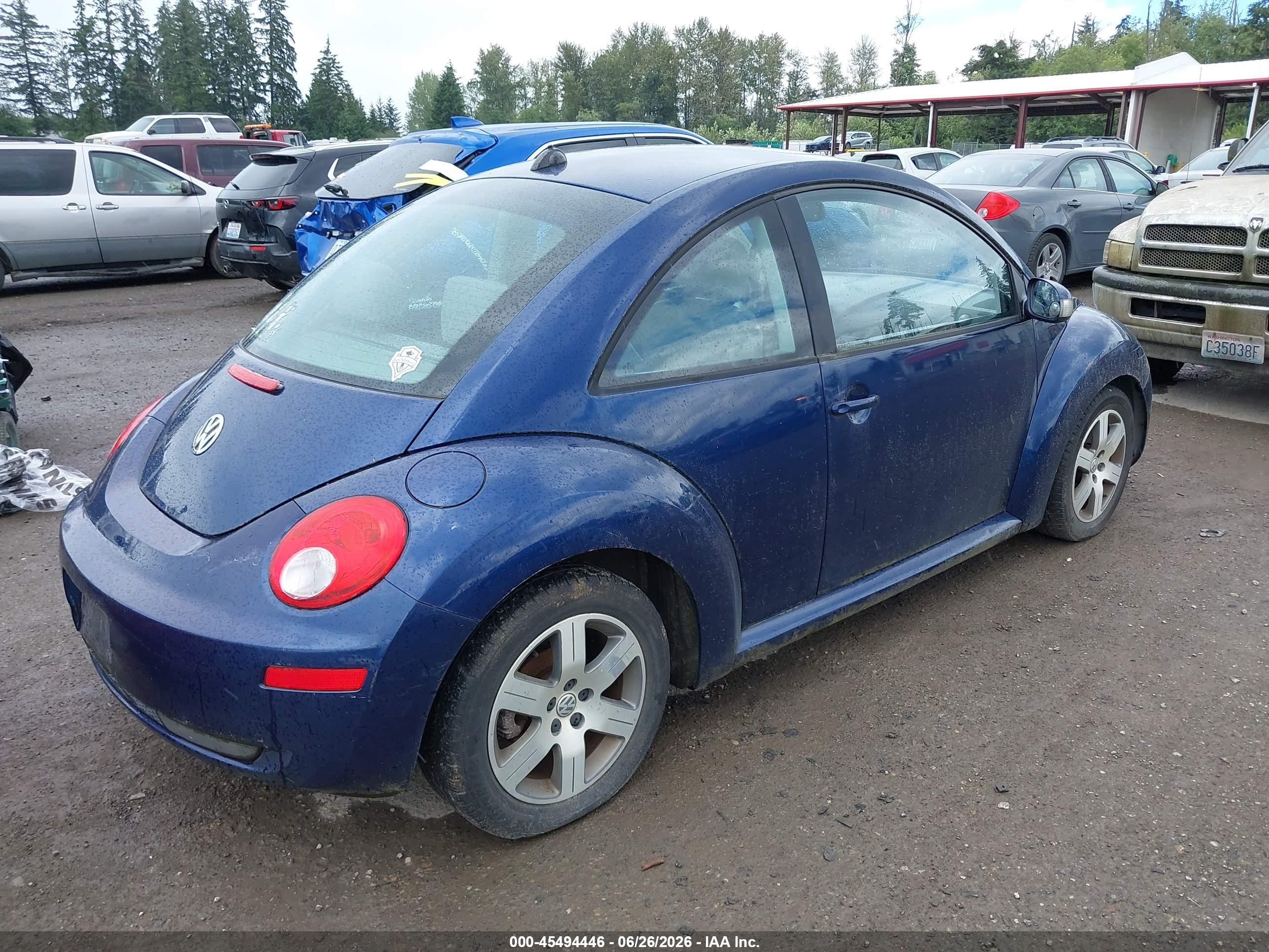 2006 Volkswagen New Beetle 2.5 Dark Blue vin: 3VWRW31C16M424046