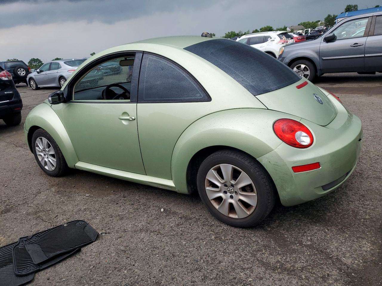 2008 Volkswagen New Beetle S Green vin: 3VWRW31C18M507365