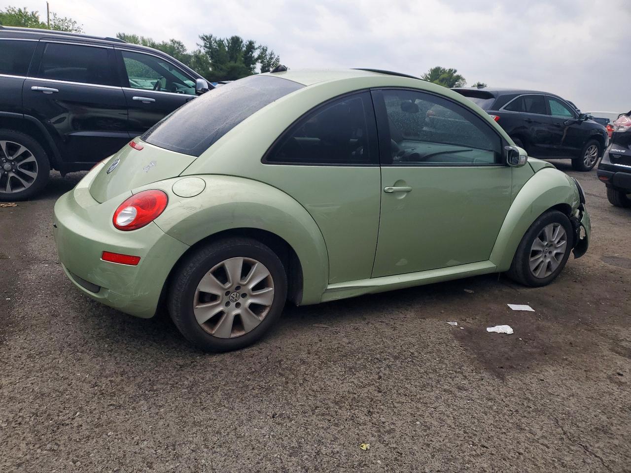 2008 Volkswagen New Beetle S Green vin: 3VWRW31C18M507365
