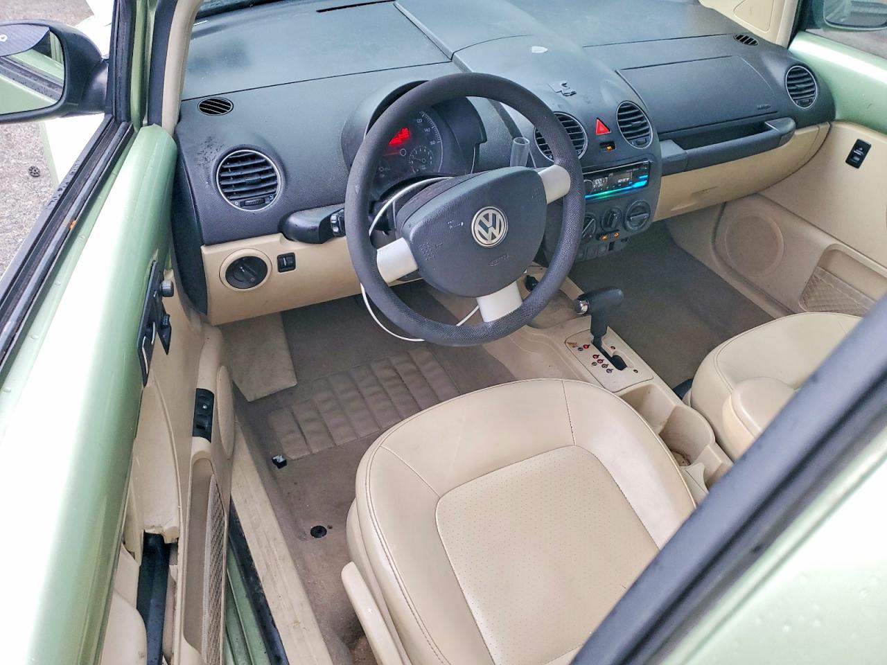 2008 Volkswagen New Beetle S Green vin: 3VWRW31C18M507365