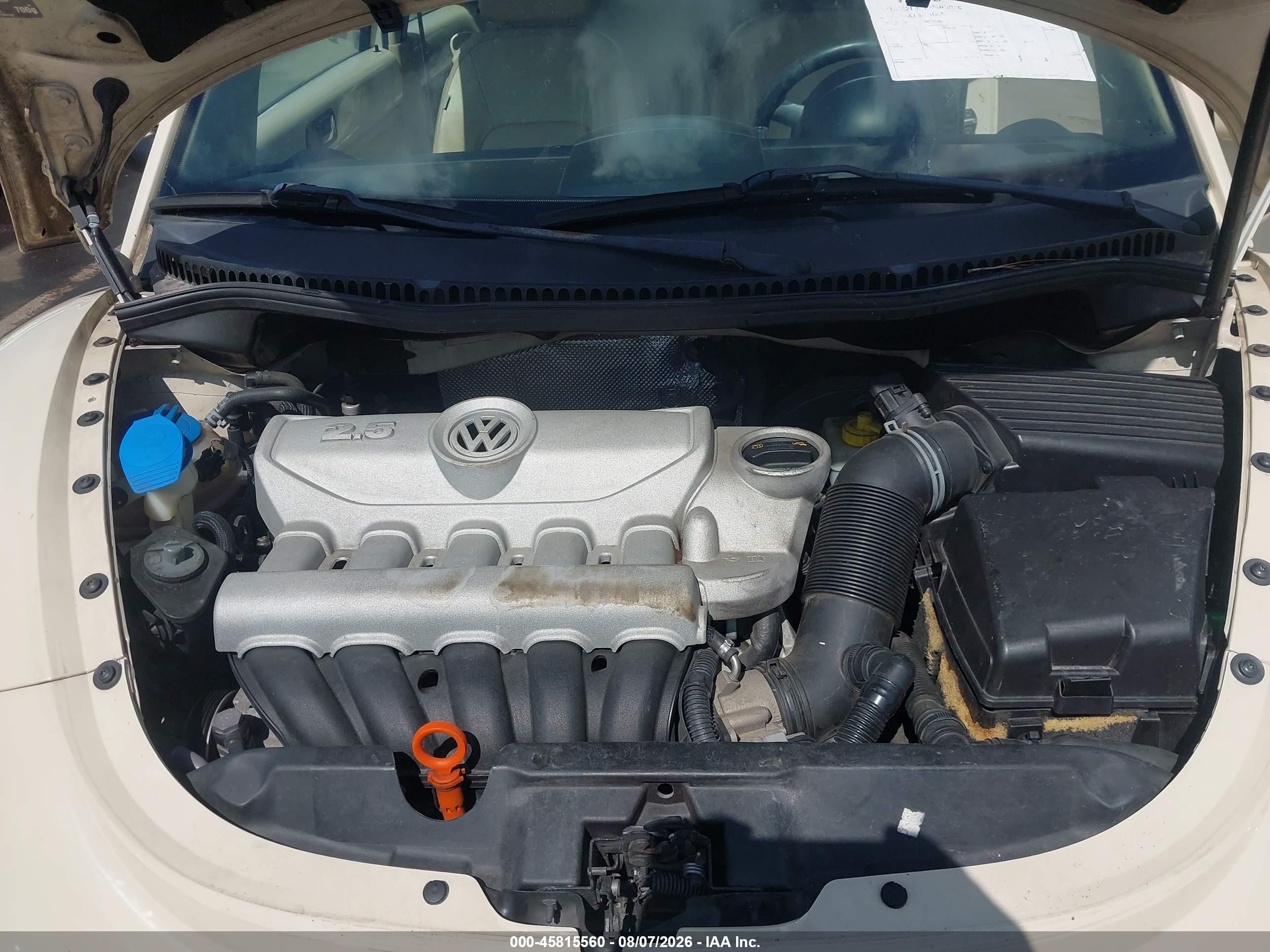2008 Volkswagen New Beetle Se Cream vin: 3VWRW31C18M522786