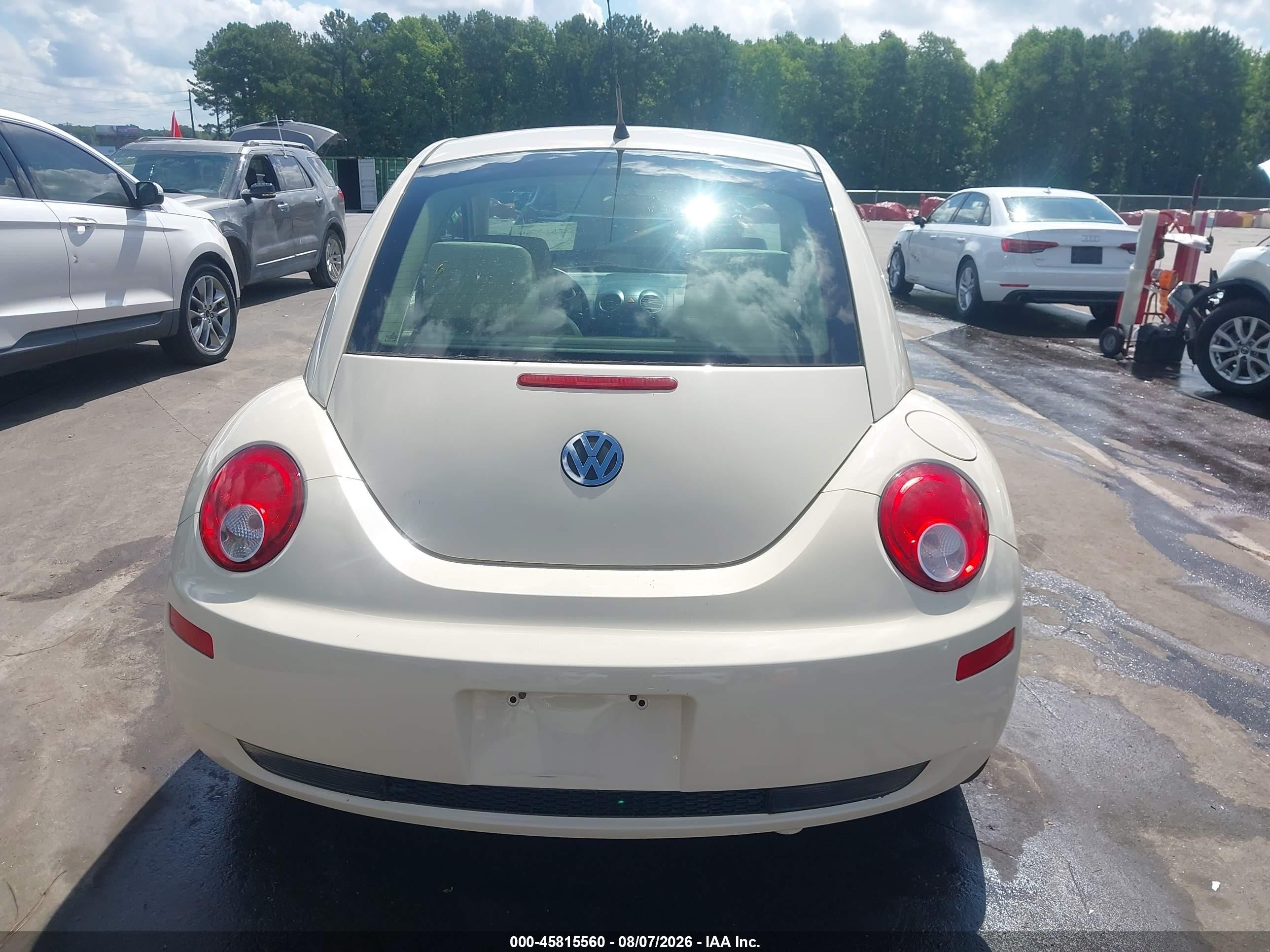 2008 Volkswagen New Beetle Se Cream vin: 3VWRW31C18M522786