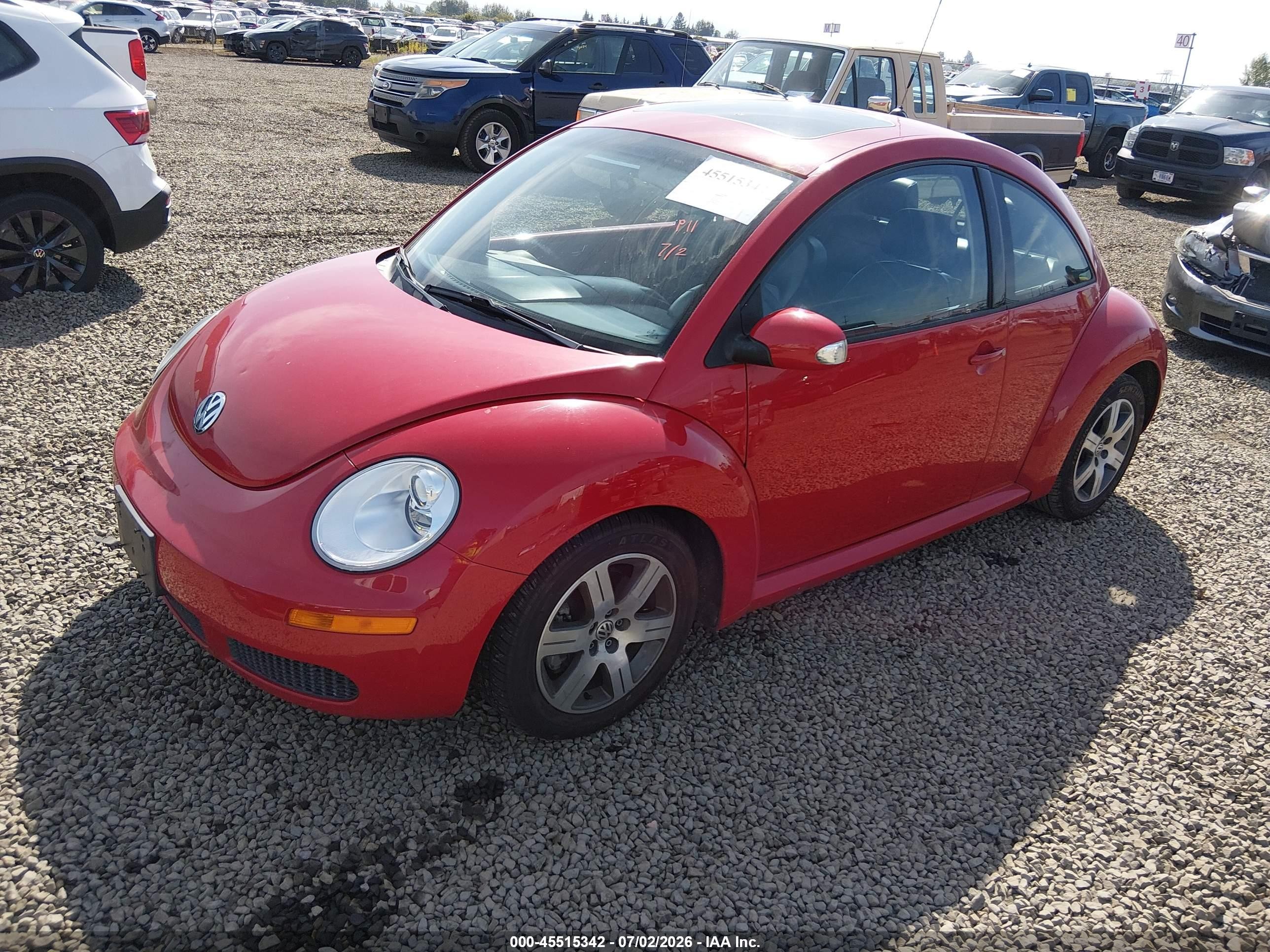 2006 Volkswagen New Beetle 2.5 Красный vin: 3VWRW31C26M405103