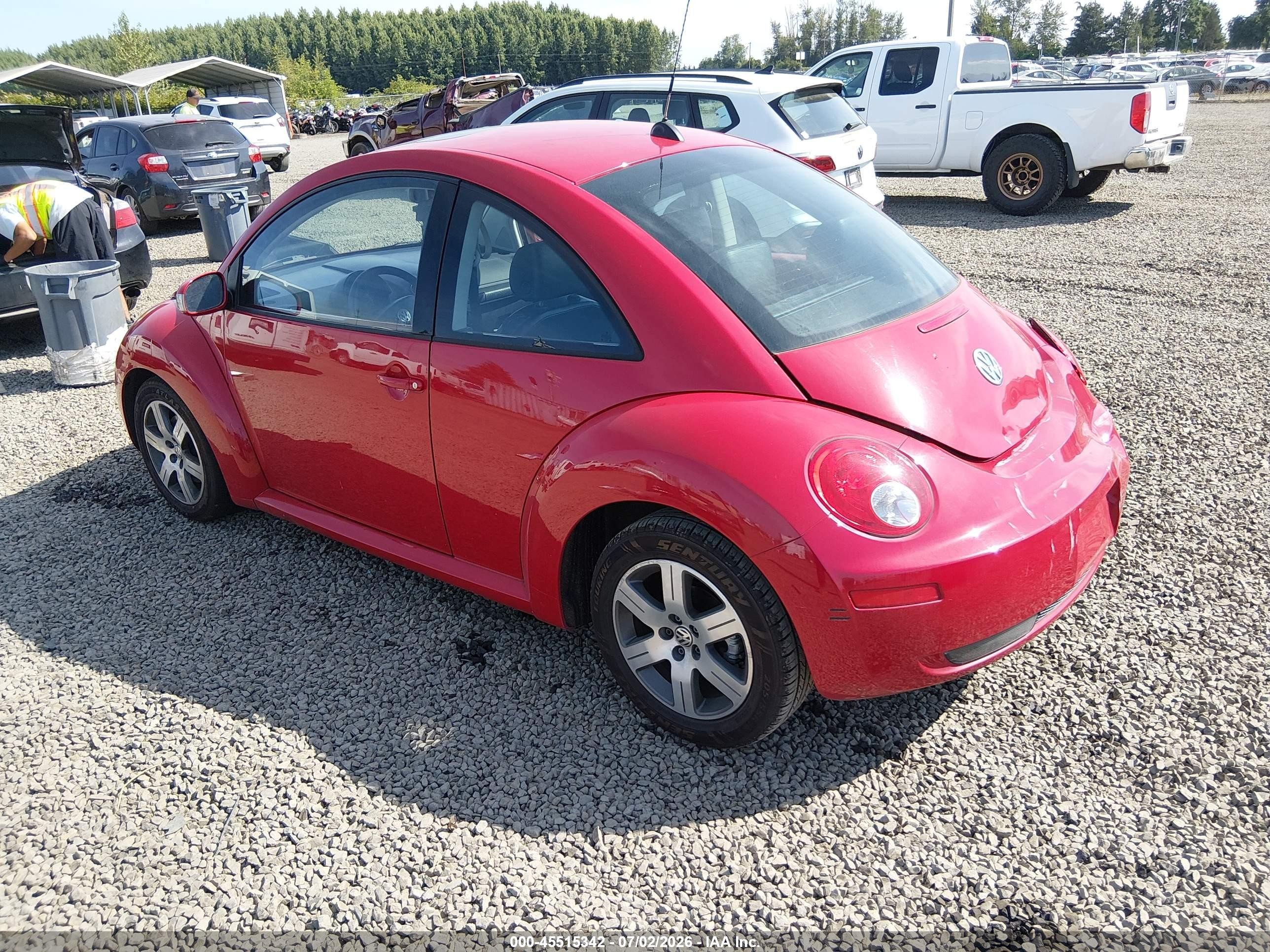 2006 Volkswagen New Beetle 2.5 Красный vin: 3VWRW31C26M405103