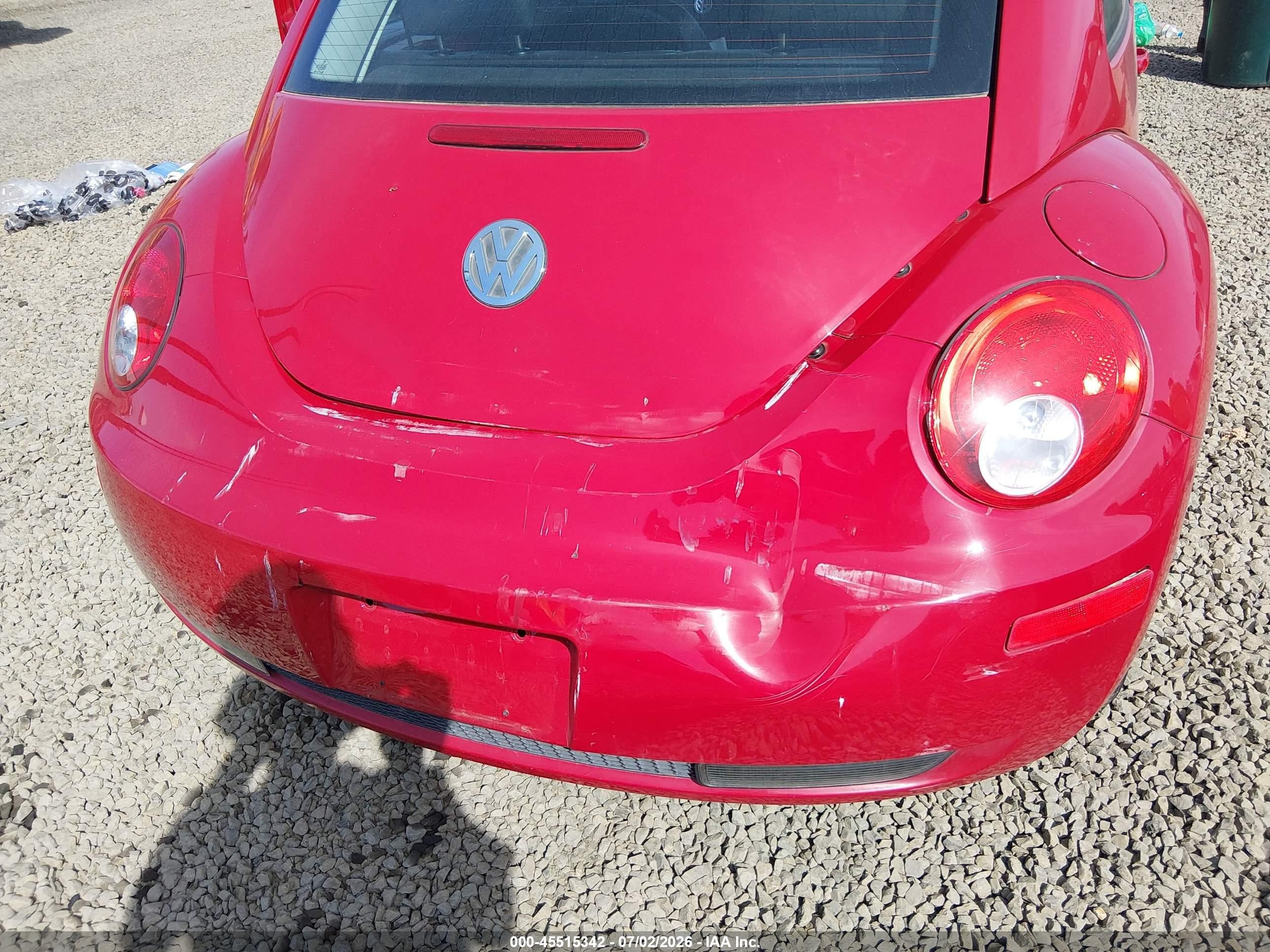 2006 Volkswagen New Beetle 2.5 Красный vin: 3VWRW31C26M405103