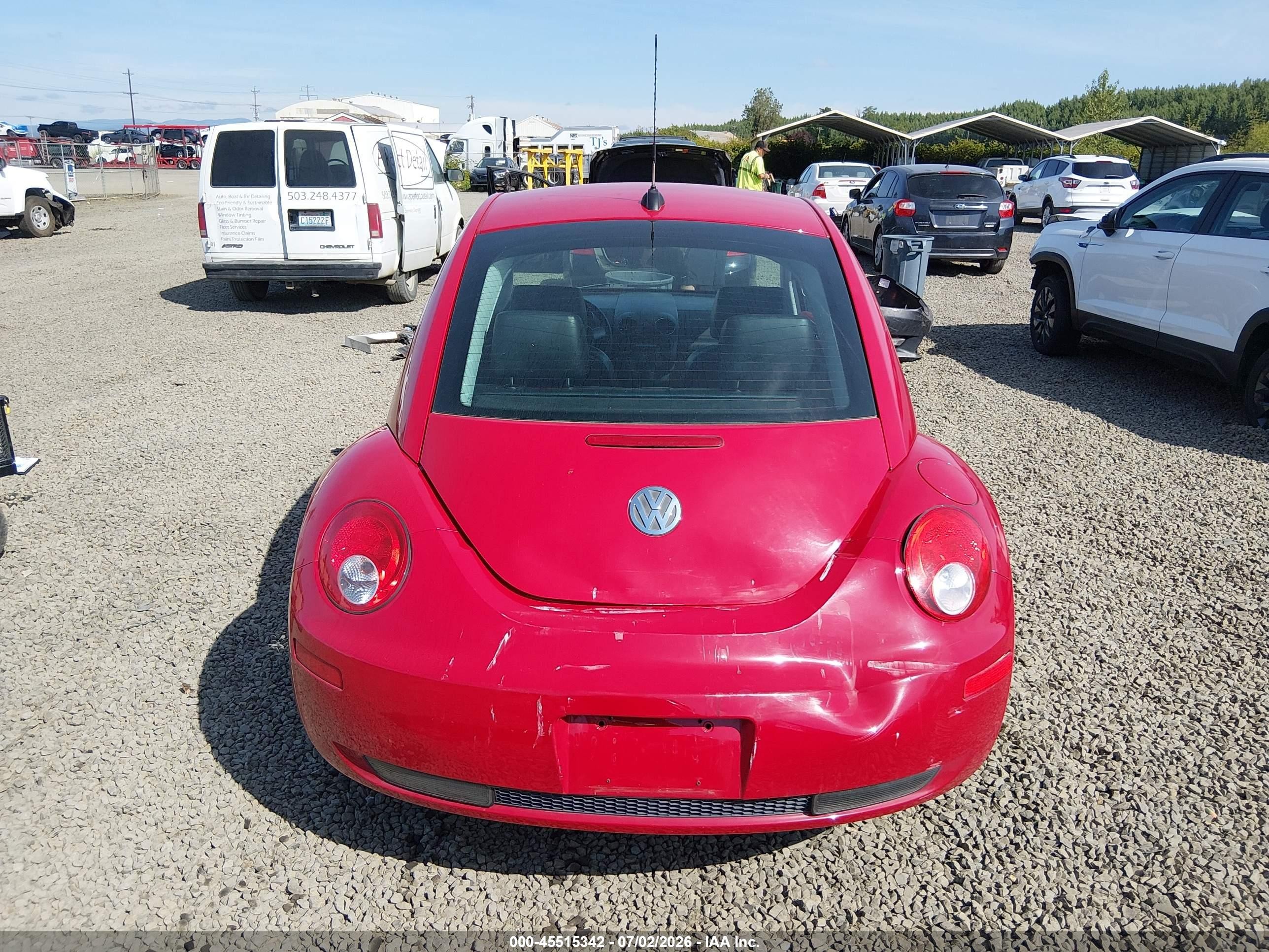 2006 Volkswagen New Beetle 2.5 Красный vin: 3VWRW31C26M405103