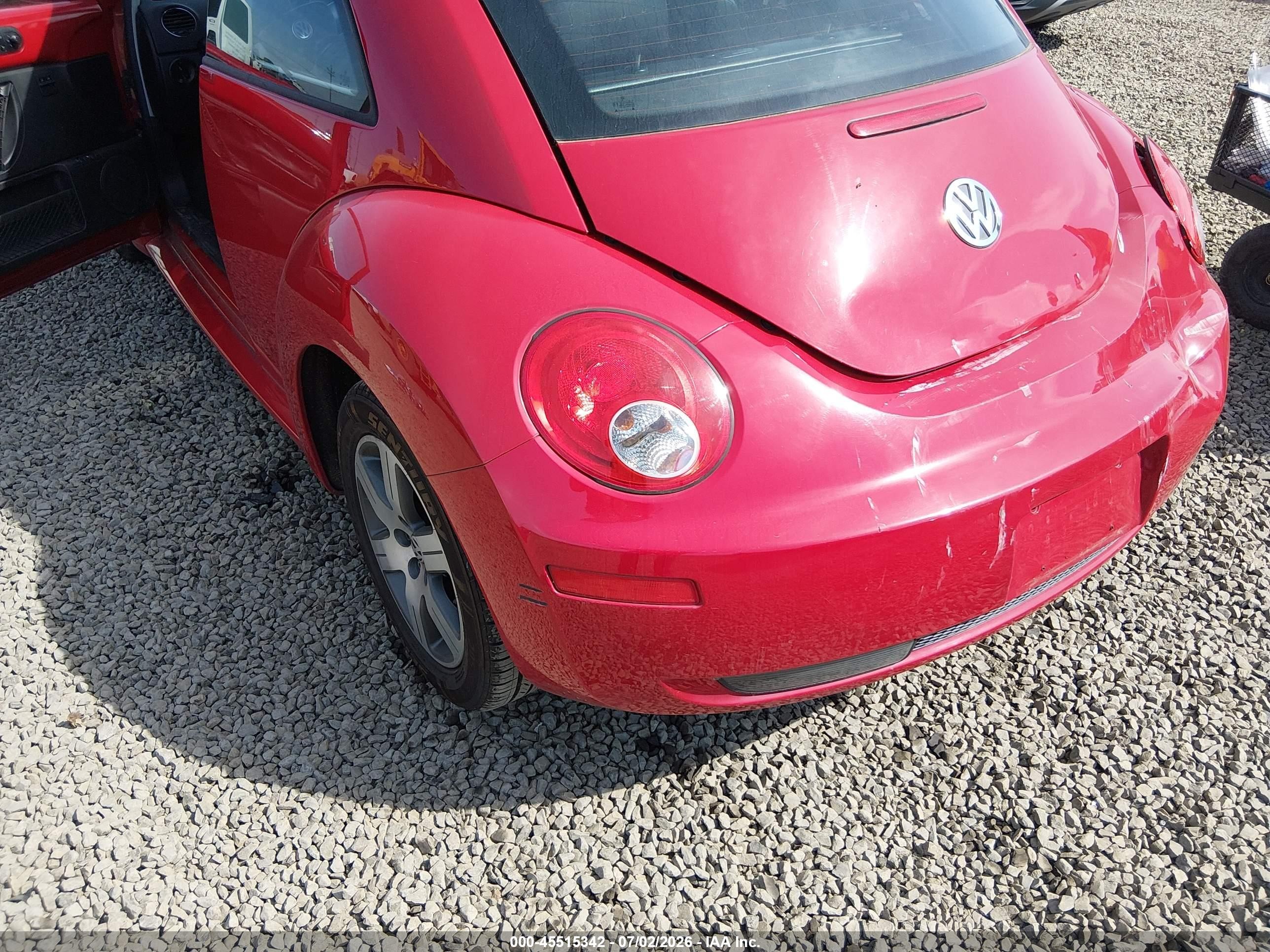 2006 Volkswagen New Beetle 2.5 Красный vin: 3VWRW31C26M405103