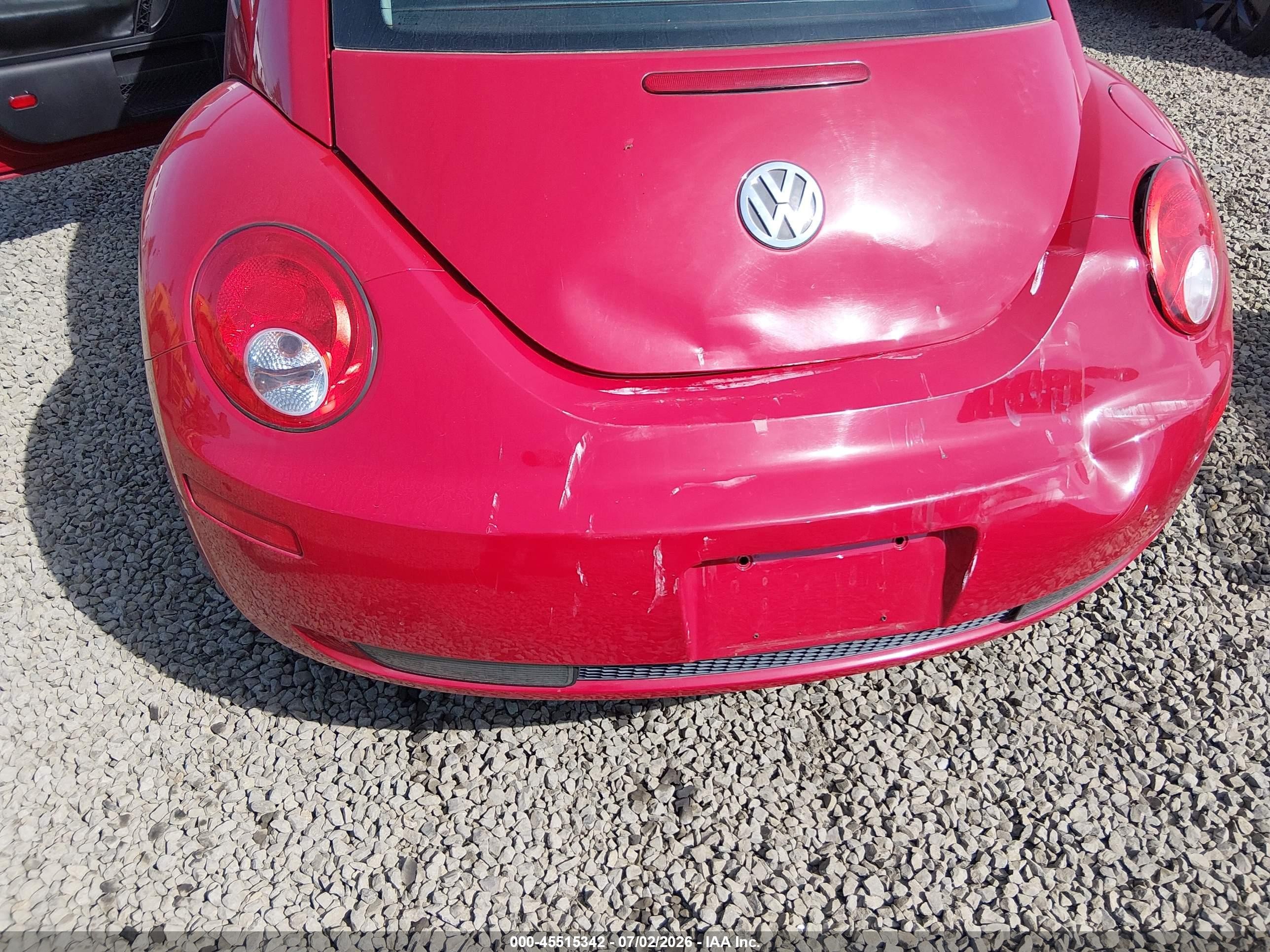 2006 Volkswagen New Beetle 2.5 Красный vin: 3VWRW31C26M405103