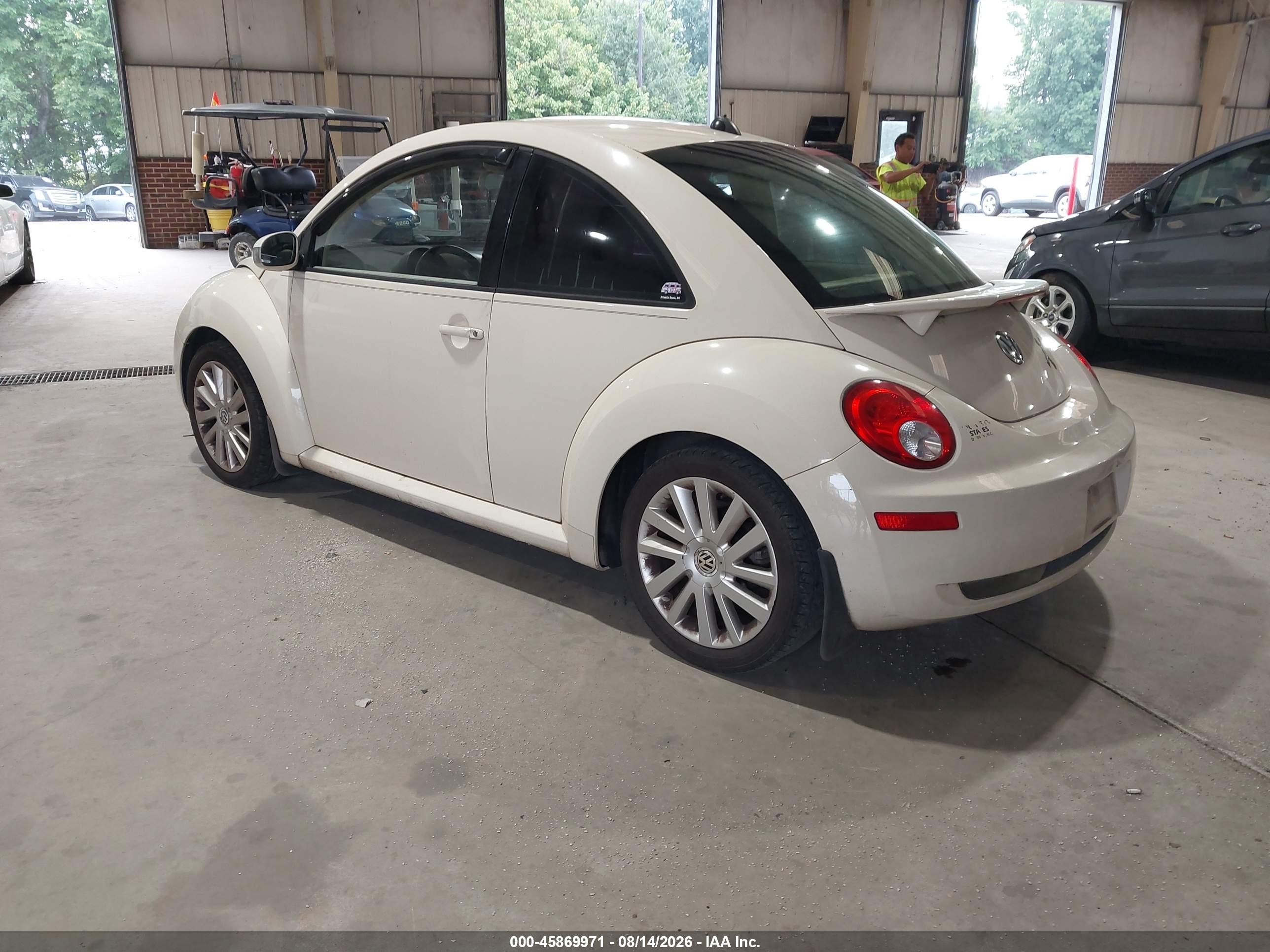 2008 Volkswagen New Beetle S/se Cream vin: 3VWRW31C28M517824