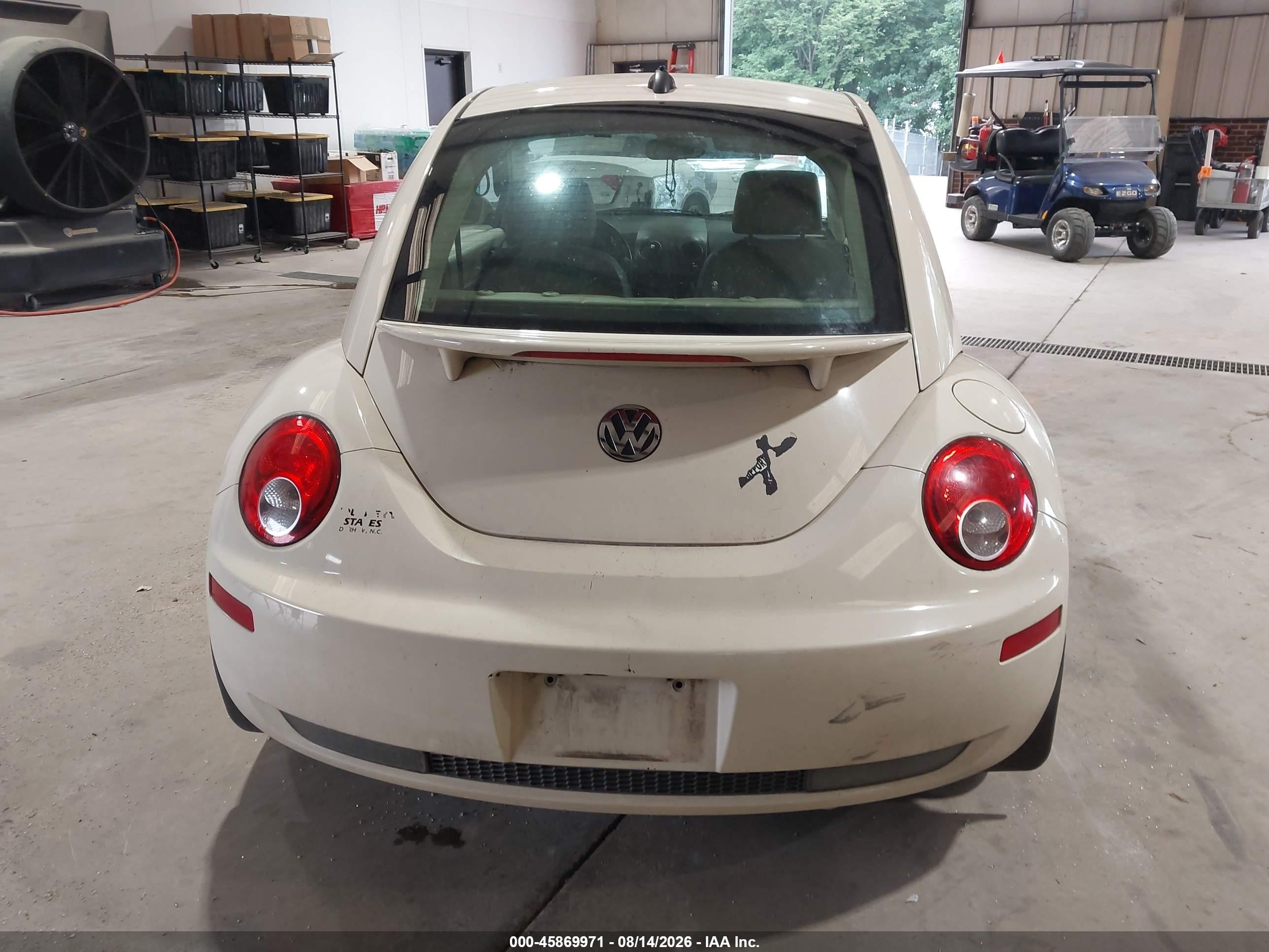 2008 Volkswagen New Beetle S/se Cream vin: 3VWRW31C28M517824