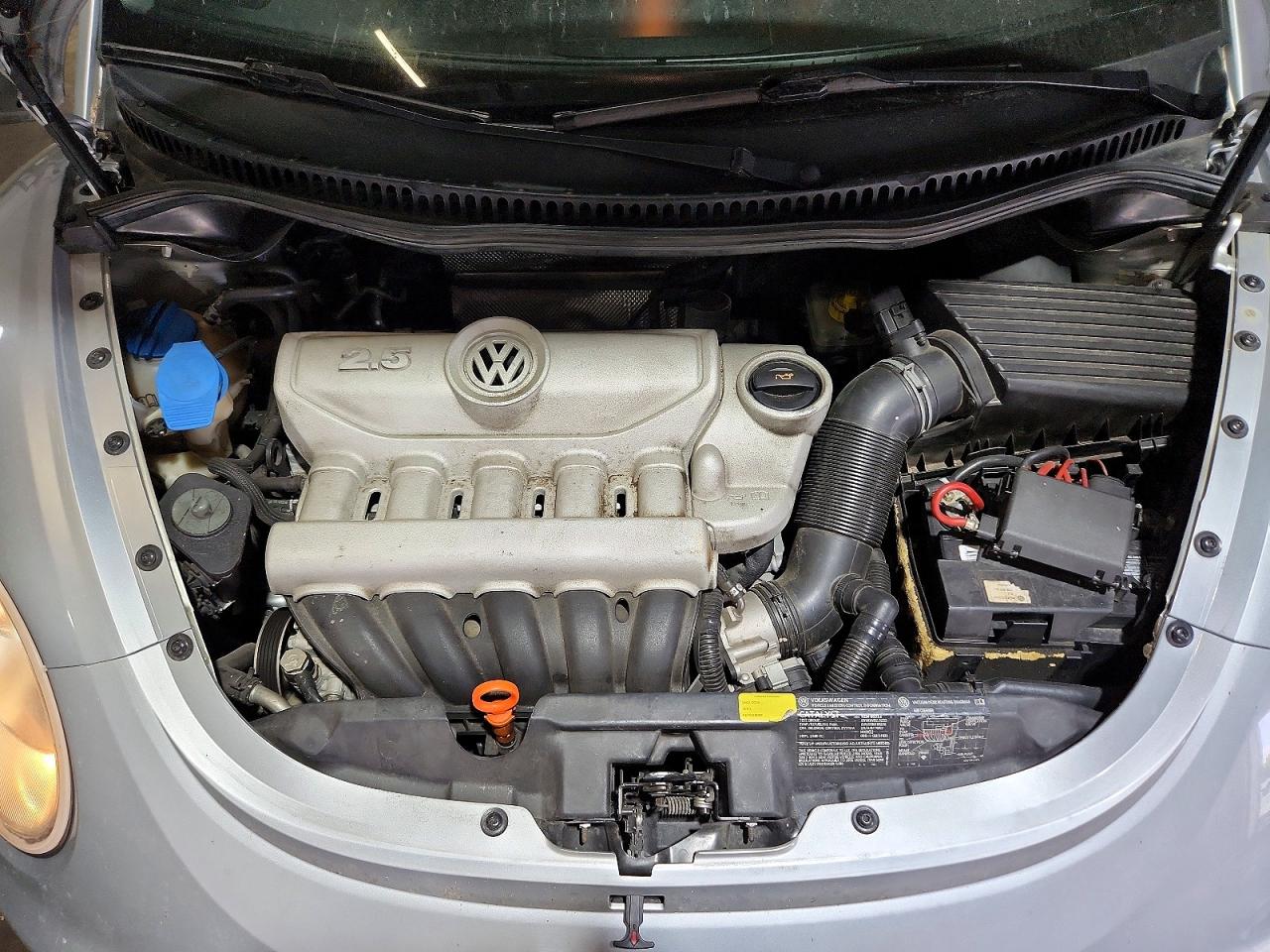 2006 Volkswagen New Beetle 2.5l Option Package 1 Silver vin: 3VWRW31C46M407421