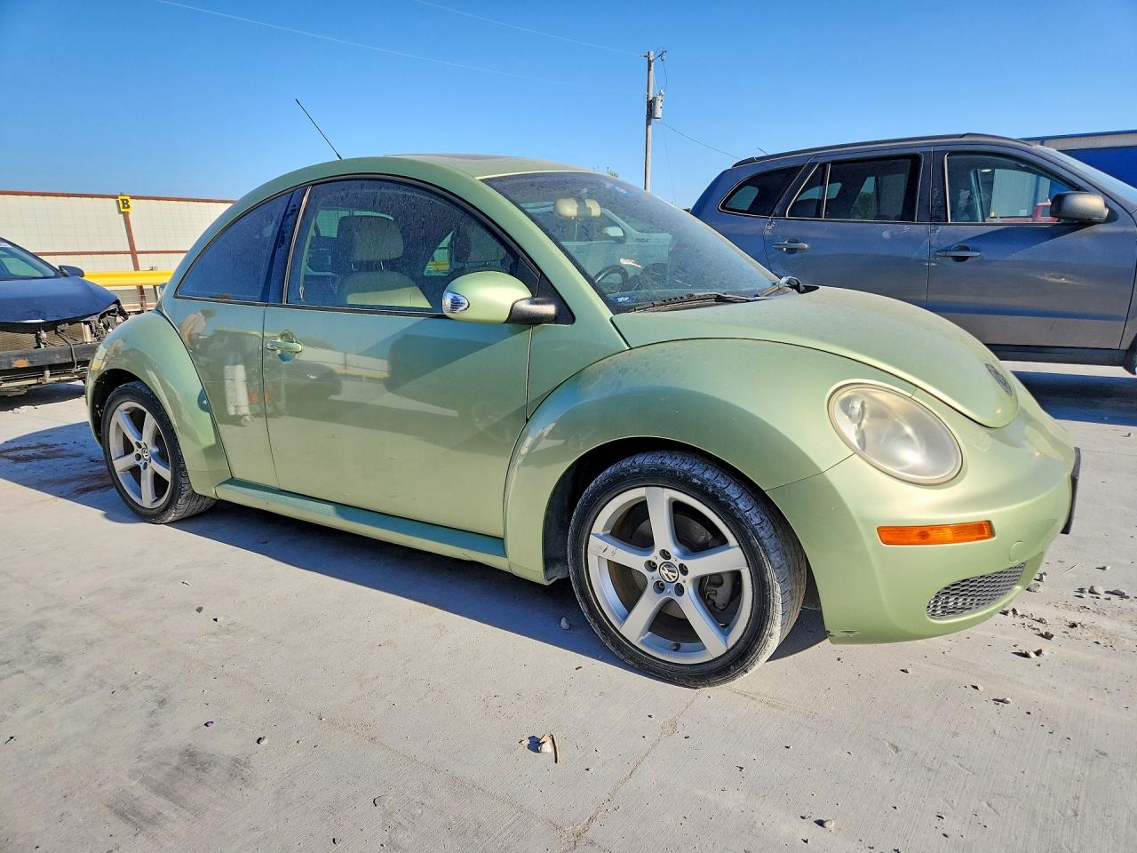 2009 Volkswagen New Beetle S Green vin: 3VWRW31C49M511038