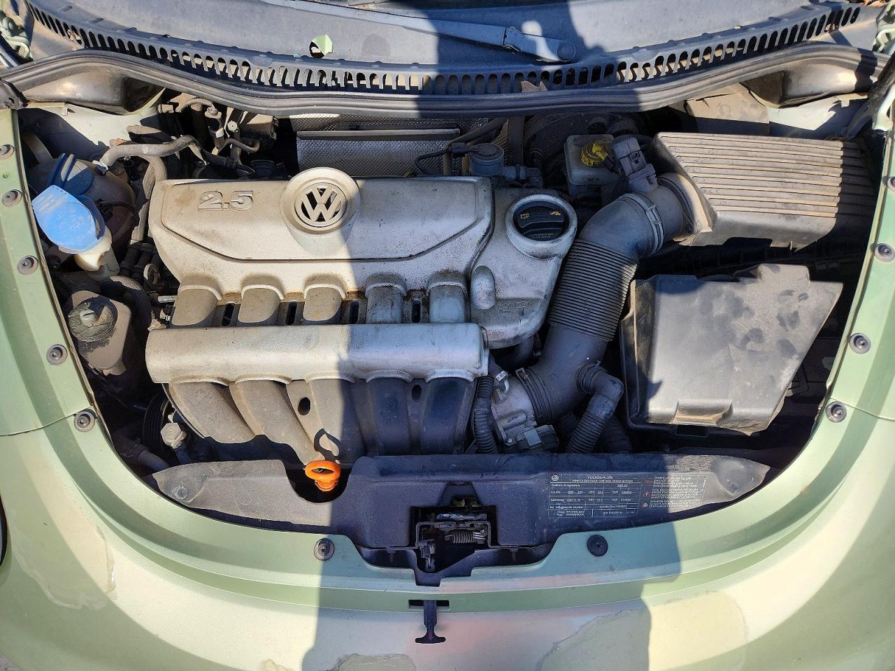 2009 Volkswagen New Beetle S Green vin: 3VWRW31C49M511038
