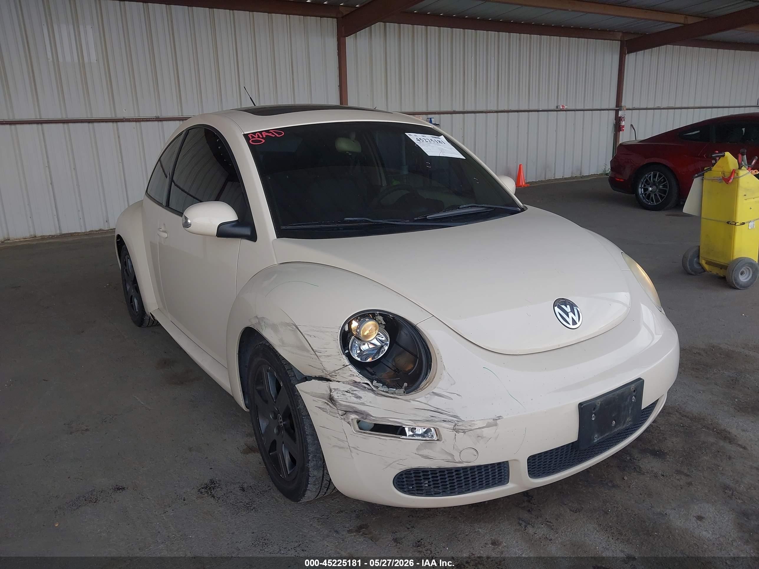 2006 Volkswagen New Beetle 2.5/2.5 (a6) Beige vin: 3VWRW31C56M409999