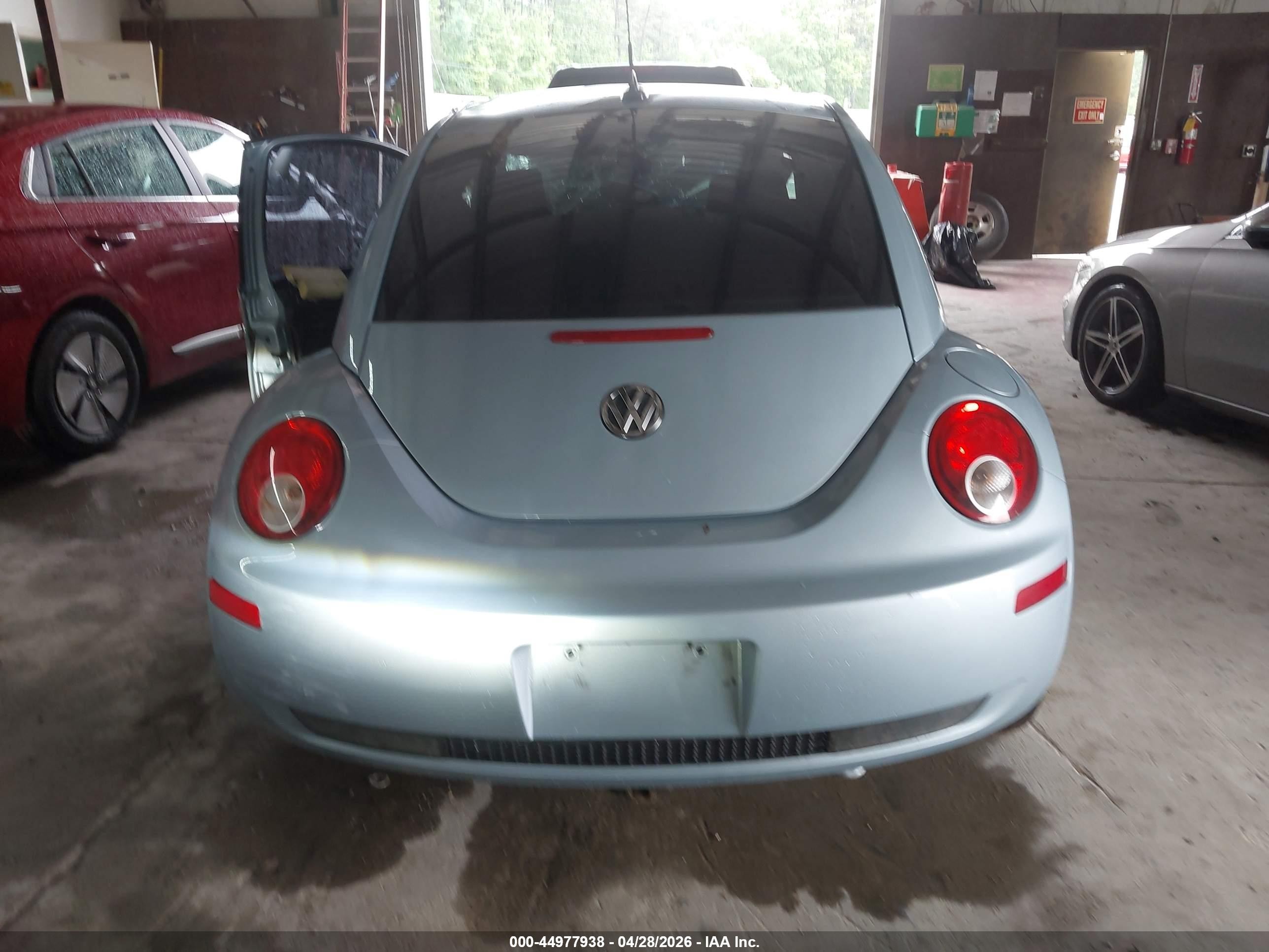 2009 Volkswagen New Beetle 2.5l Light Blue vin: 3VWRW31C69M506293