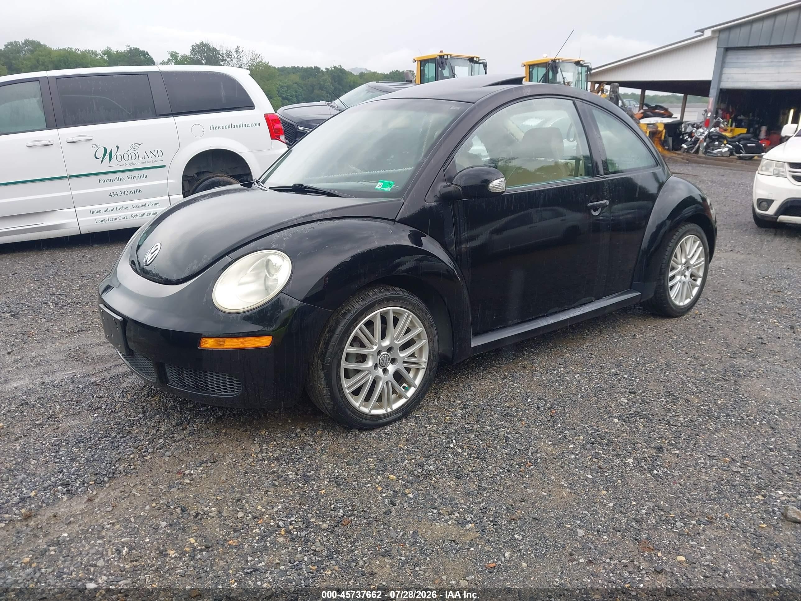 2007 Volkswagen New Beetle 2.5 Black vin: 3VWRW31C77M511452