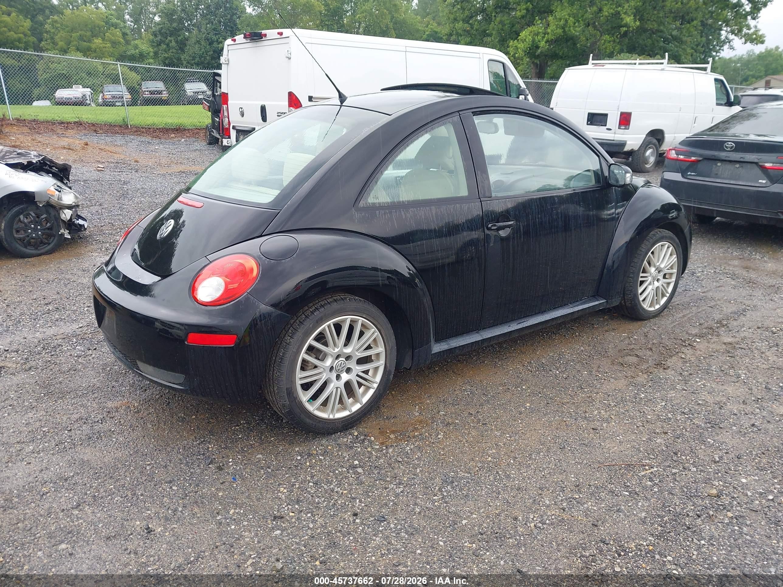 2007 Volkswagen New Beetle 2.5 Black vin: 3VWRW31C77M511452