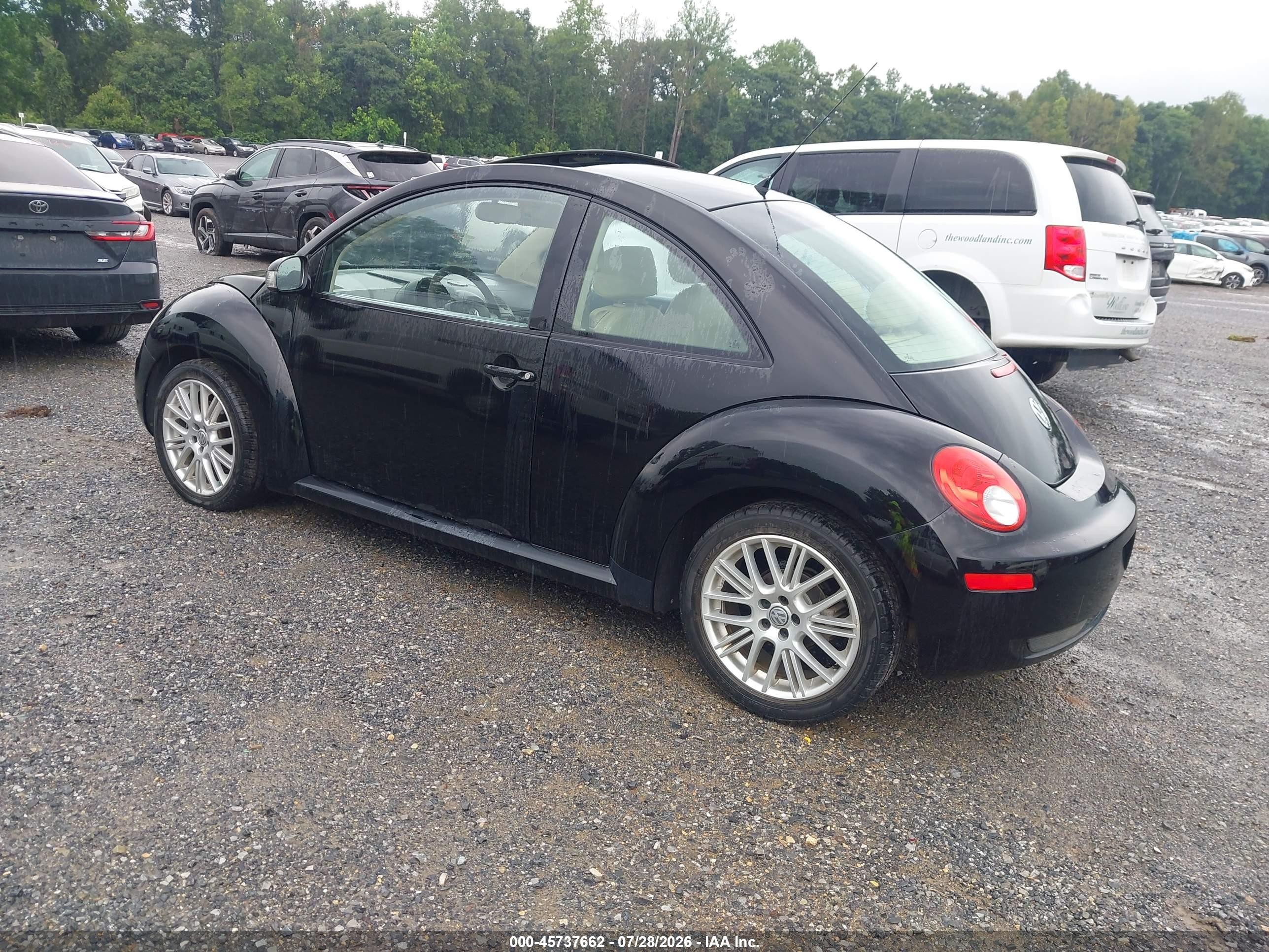 2007 Volkswagen New Beetle 2.5 Black vin: 3VWRW31C77M511452