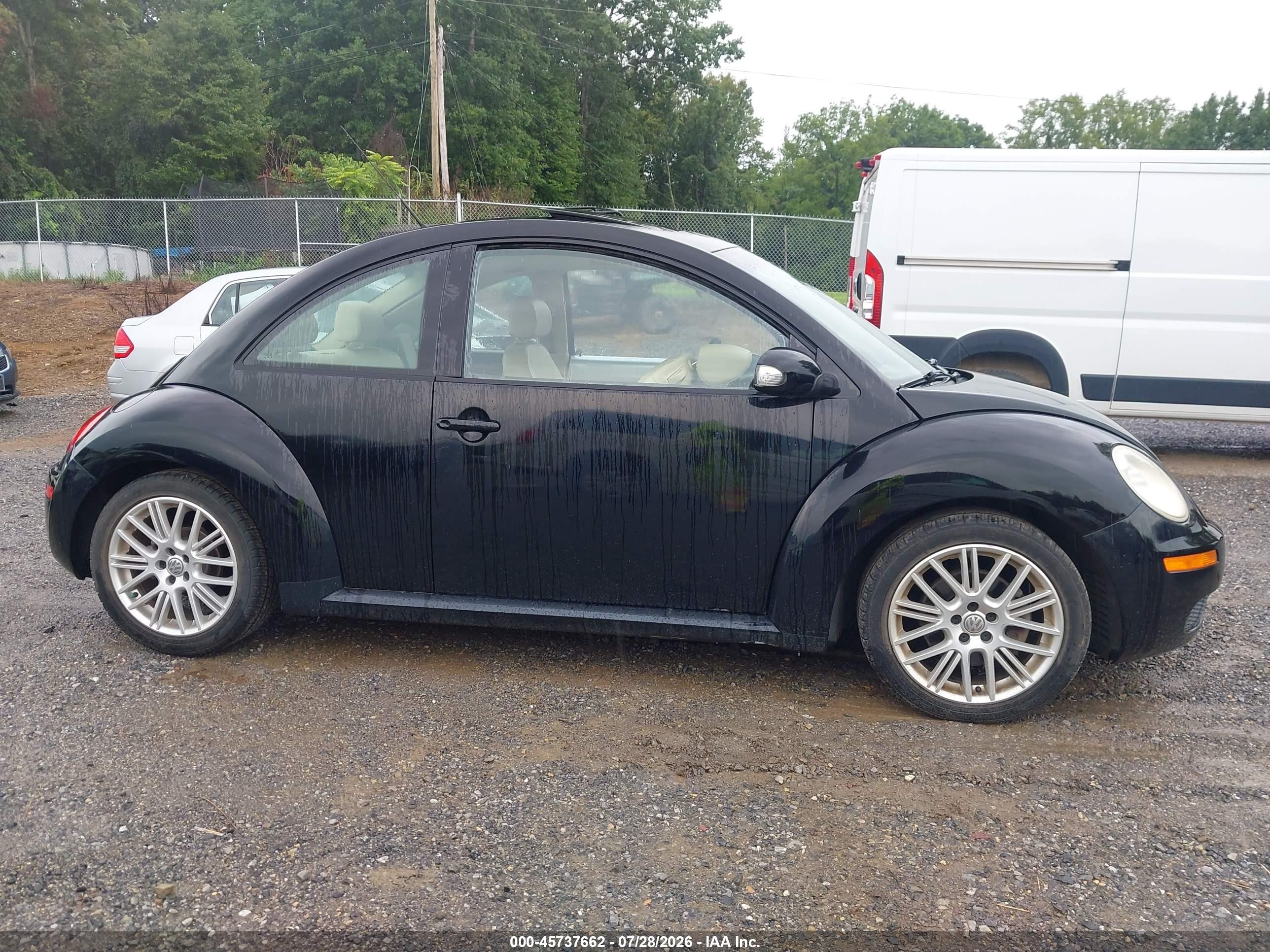 2007 Volkswagen New Beetle 2.5 Black vin: 3VWRW31C77M511452