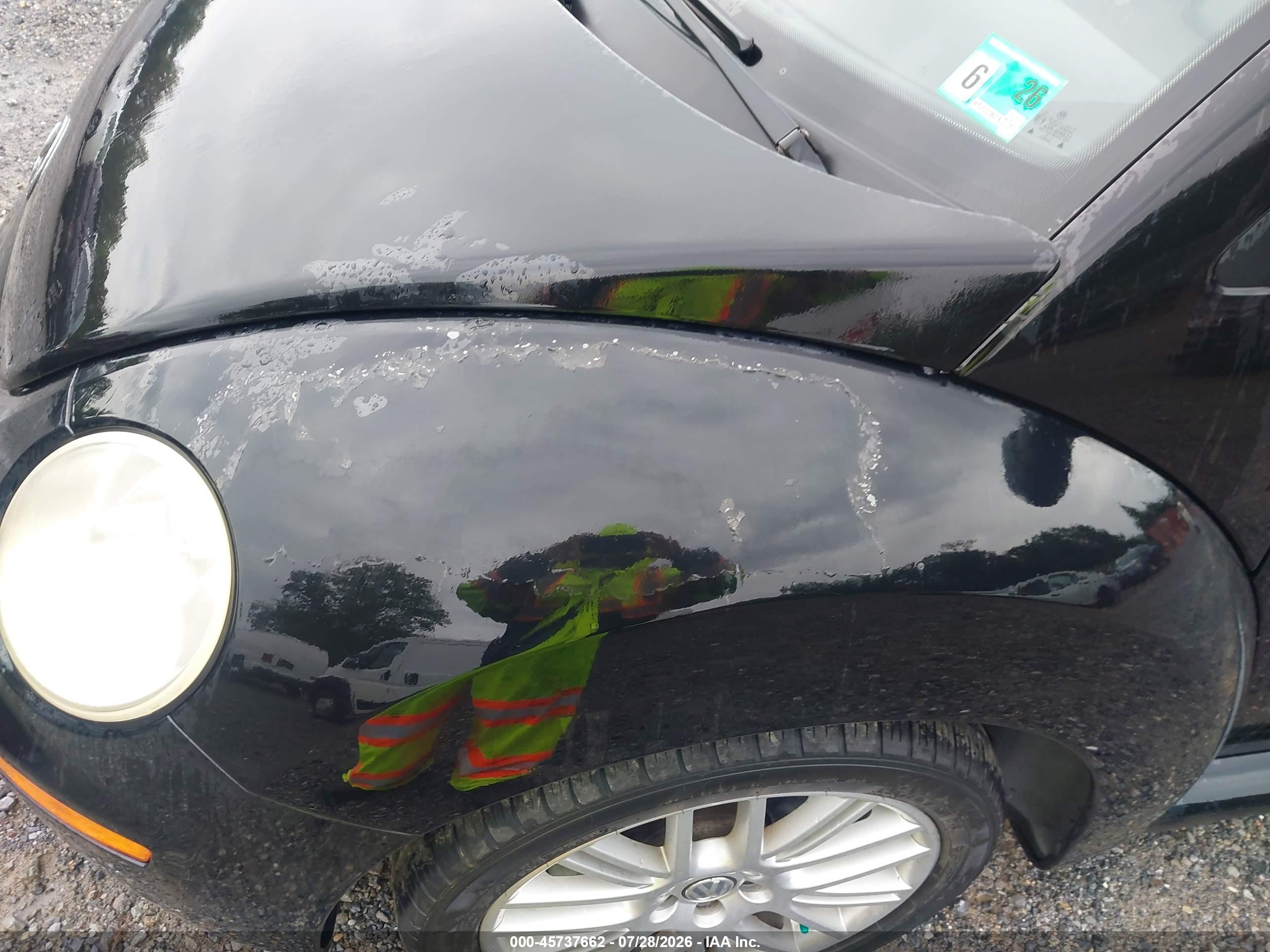 2007 Volkswagen New Beetle 2.5 Black vin: 3VWRW31C77M511452