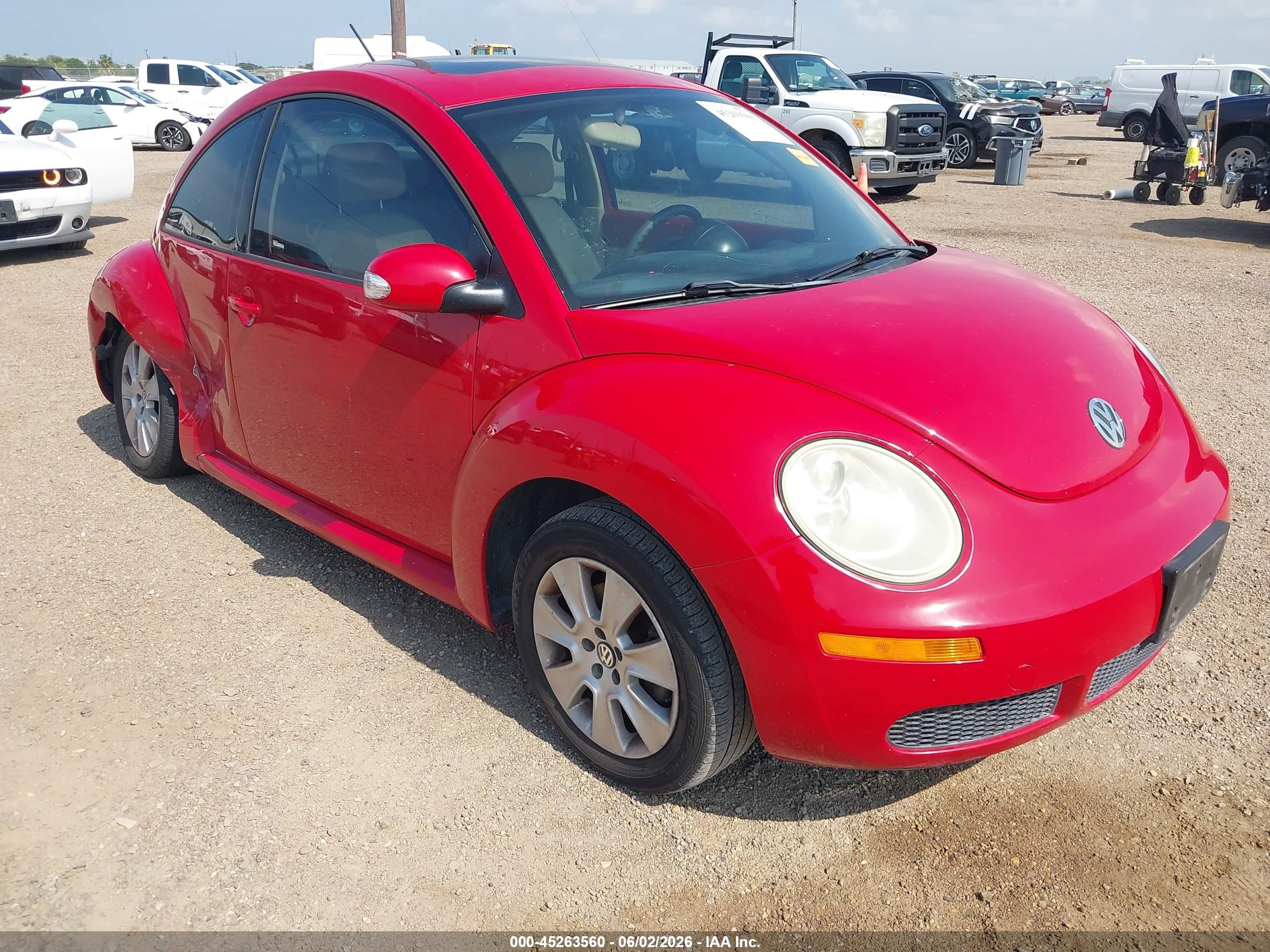 2008 Volkswagen New Beetle S/se Красный vin: 3VWRW31C78M507578
