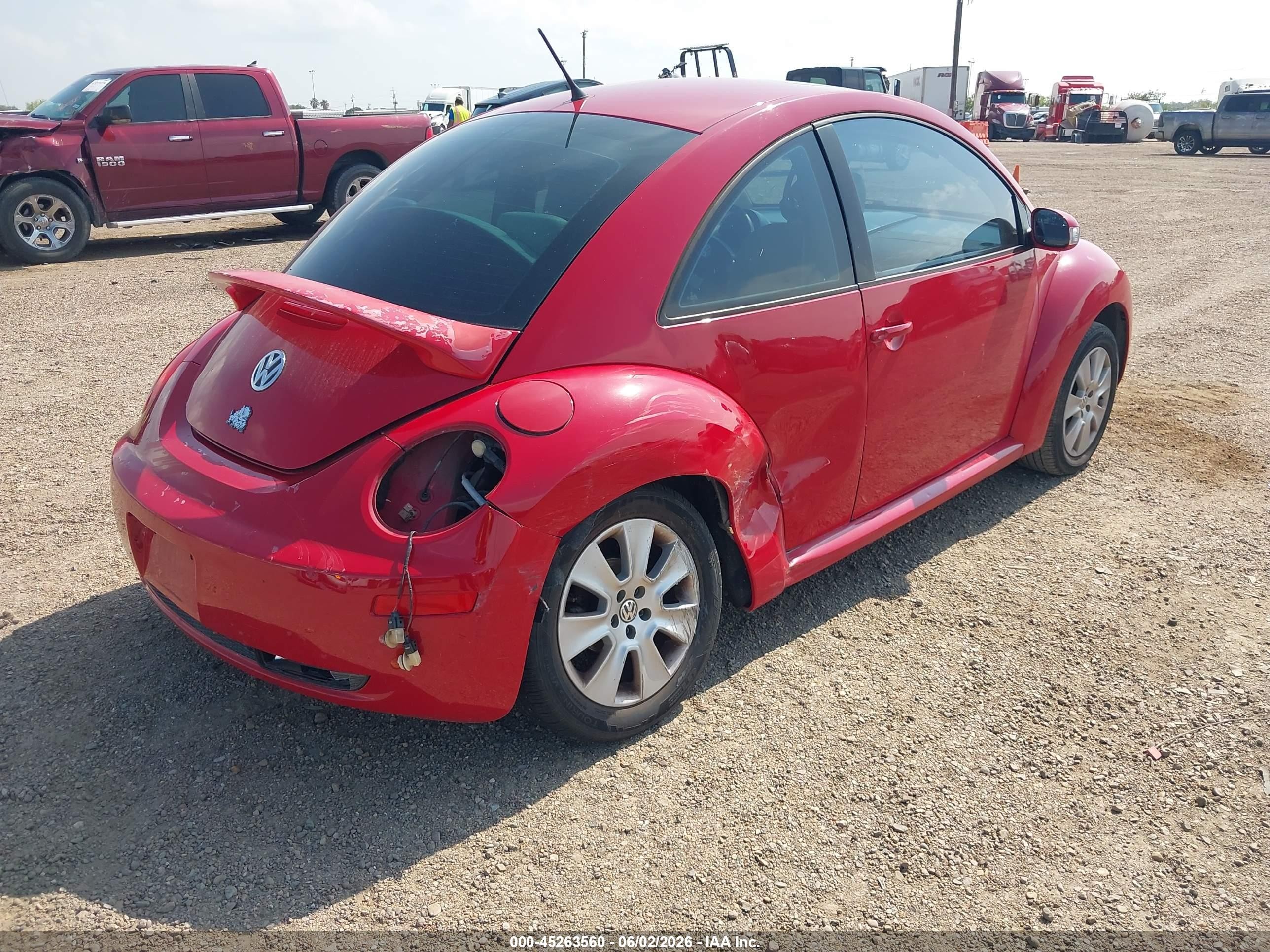 2008 Volkswagen New Beetle S/se Красный vin: 3VWRW31C78M507578