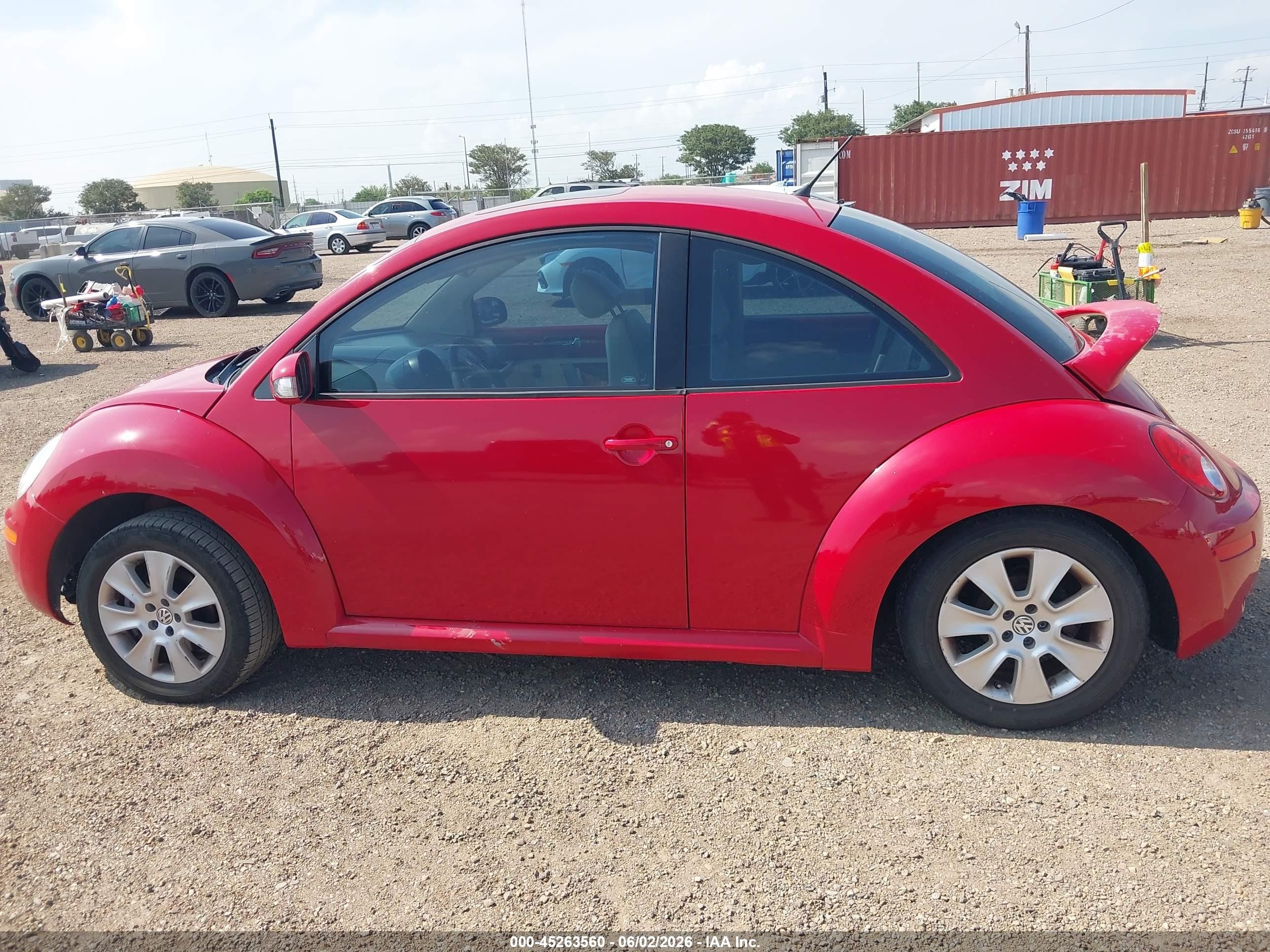 2008 Volkswagen New Beetle S/se Красный vin: 3VWRW31C78M507578