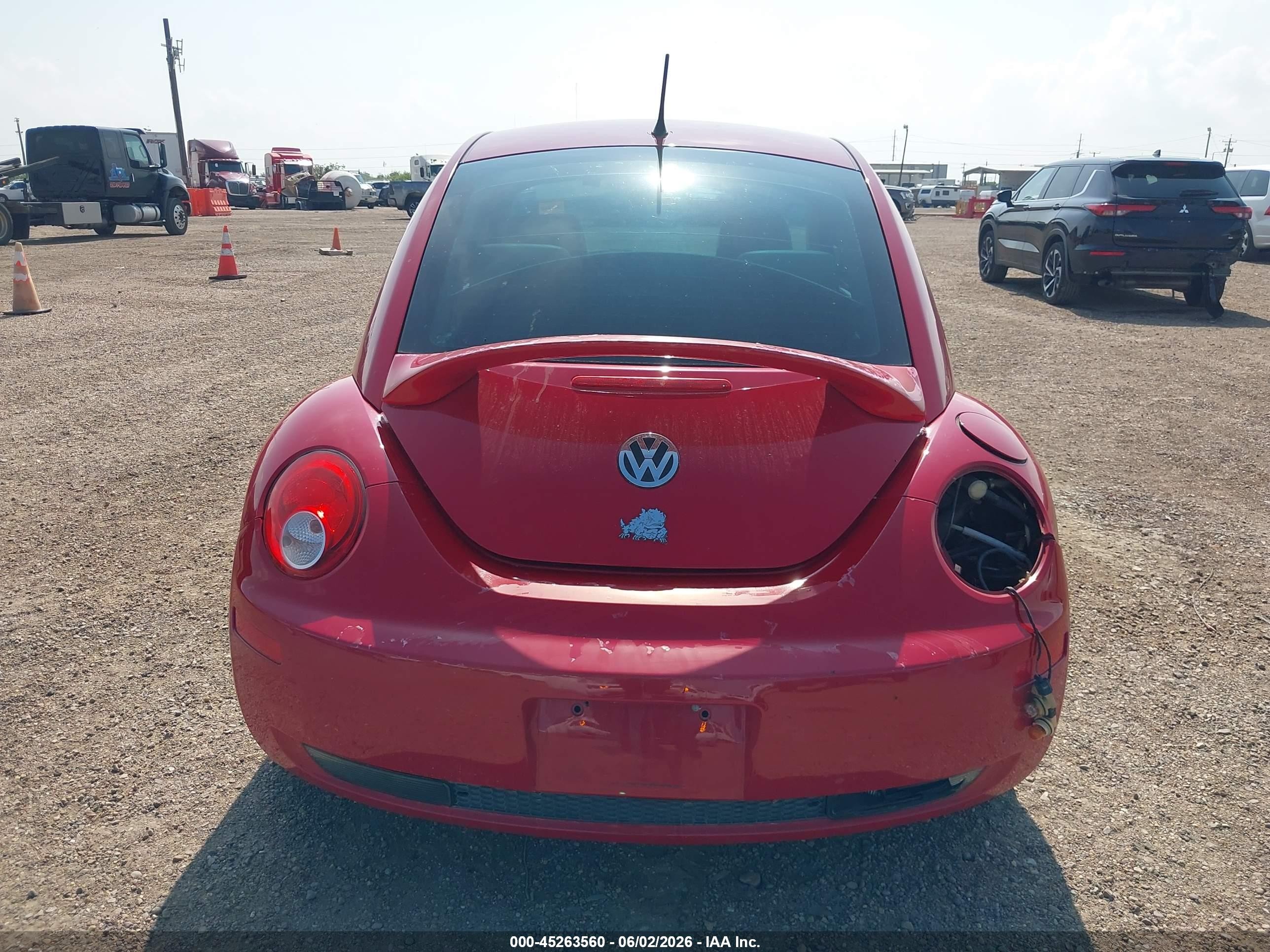 2008 Volkswagen New Beetle S/se Красный vin: 3VWRW31C78M507578