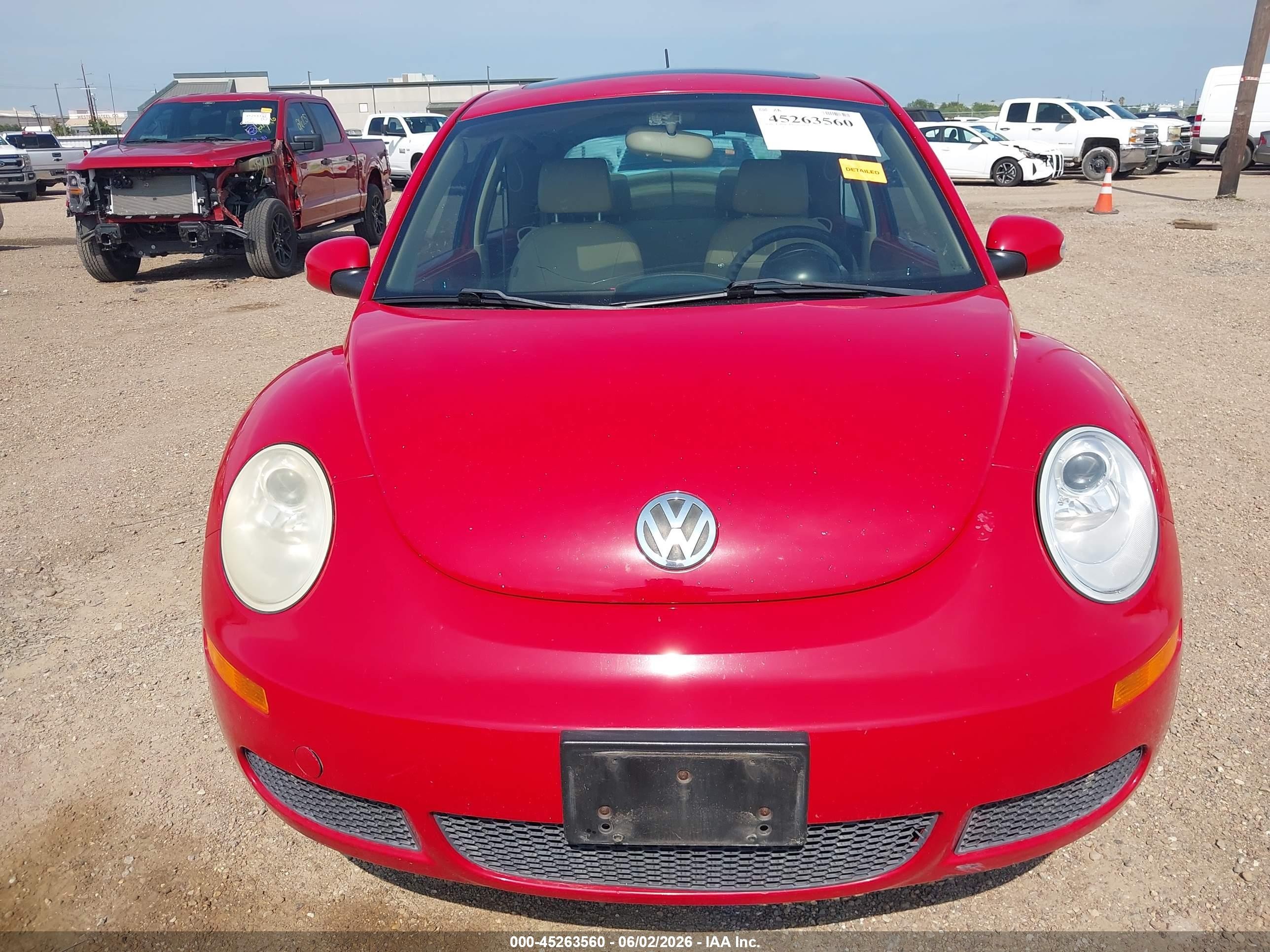 2008 Volkswagen New Beetle S/se Красный vin: 3VWRW31C78M507578