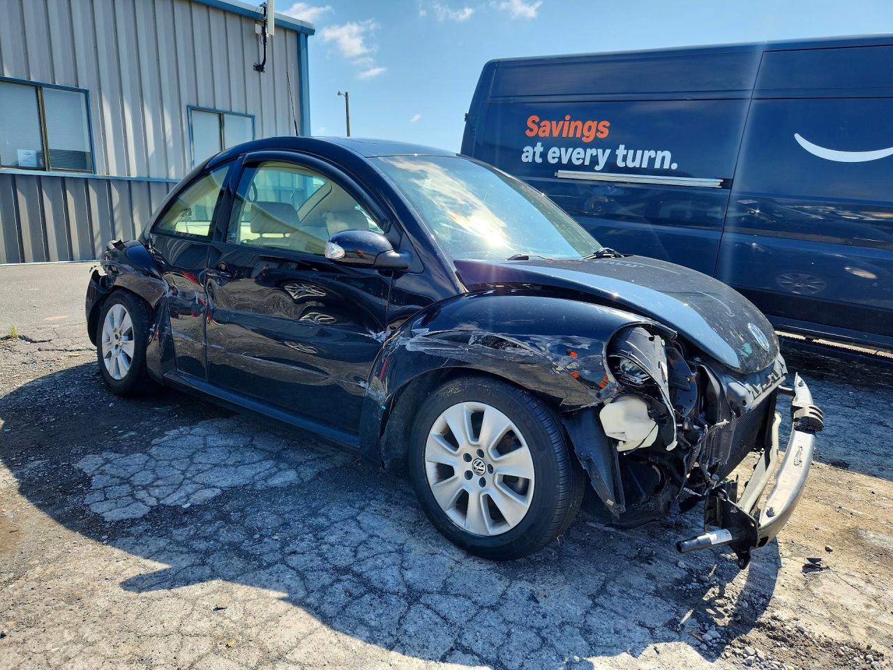 2008 Volkswagen New Beetle S Black vin: 3VWRW31C78M525644
