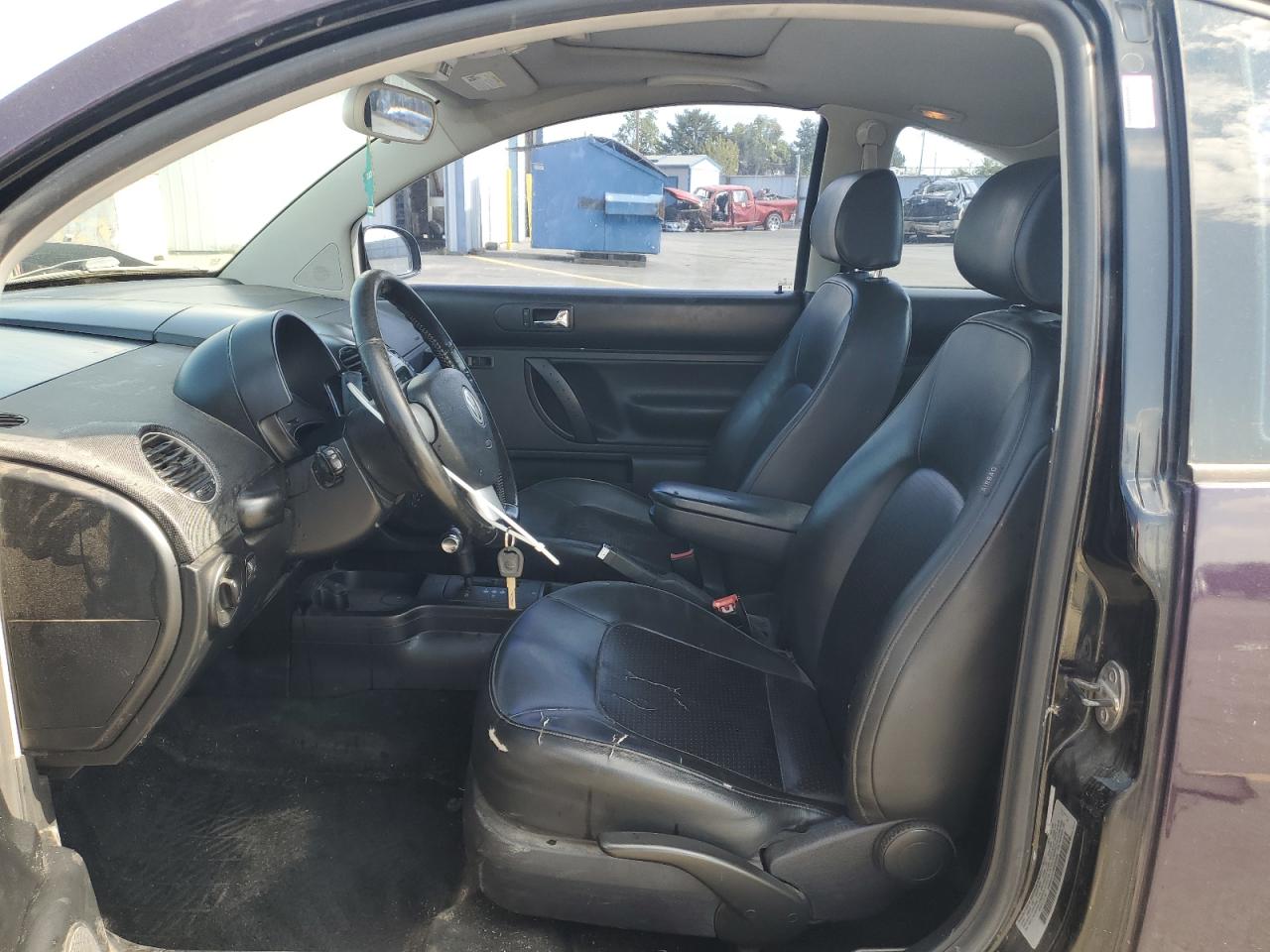2009 Volkswagen New Beetle S Purple vin: 3VWRW31C79M518064