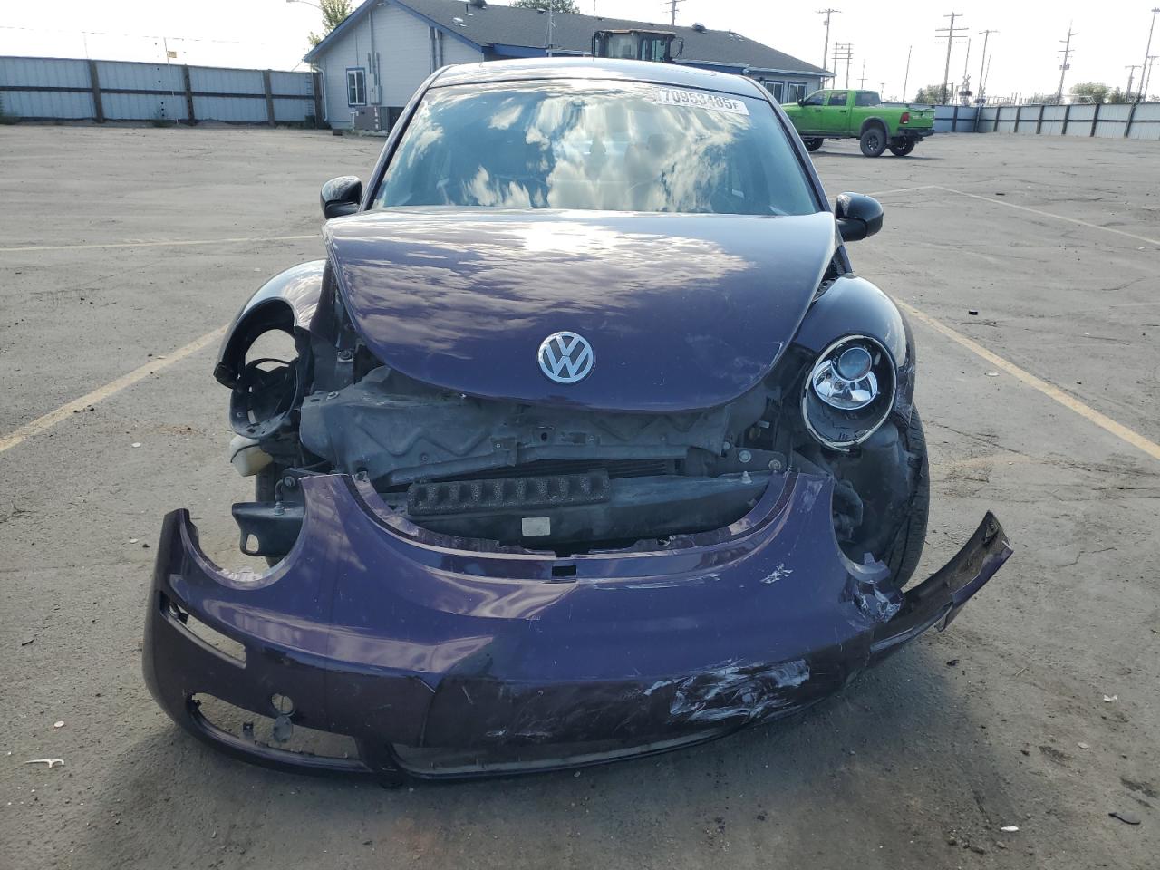2009 Volkswagen New Beetle S Purple vin: 3VWRW31C79M518064