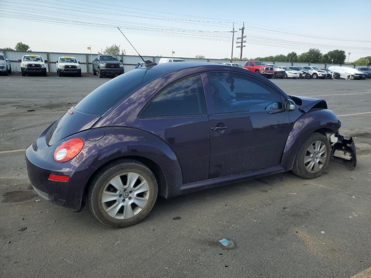 2009 Volkswagen New Beetle S Purple vin: 3VWRW31C79M518064