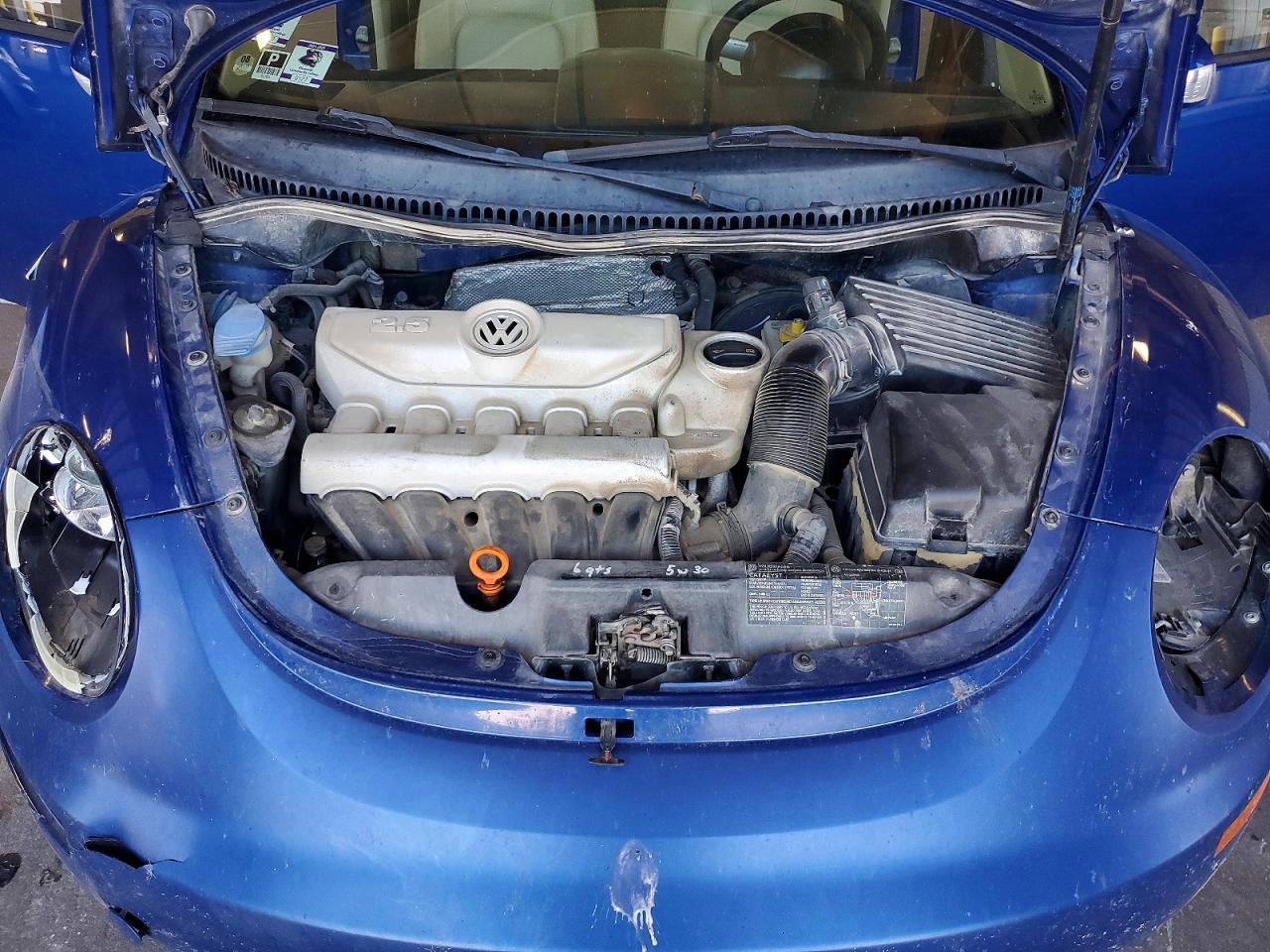 2007 Volkswagen New Beetle 2.5l Option Package 1 Синий vin: 3VWRW31C87M521343