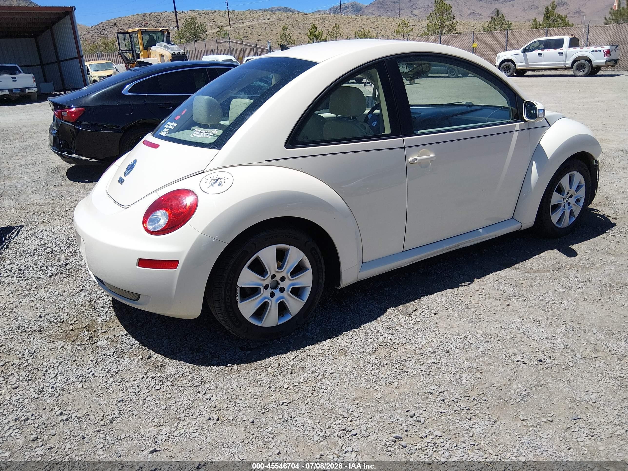 2008 Volkswagen New Beetle S/se Cream vin: 3VWRW31C98M508487