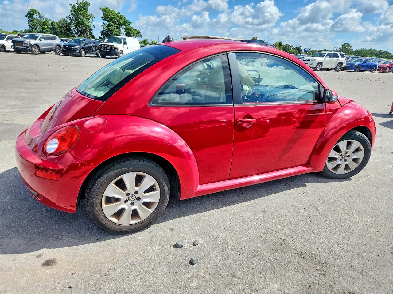 2008 Volkswagen New Beetle S Red vin: 3VWRW31C98M520221