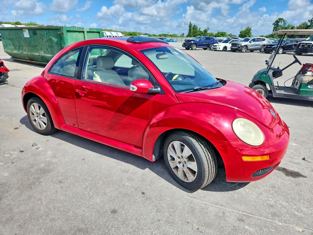 2008 Volkswagen New Beetle S Red vin: 3VWRW31C98M520221