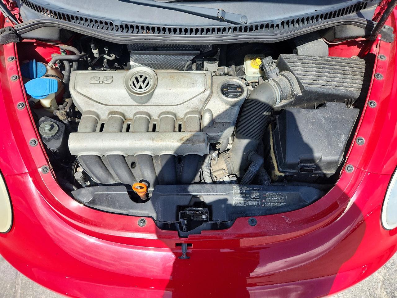 2008 Volkswagen New Beetle S Red vin: 3VWRW31C98M520221